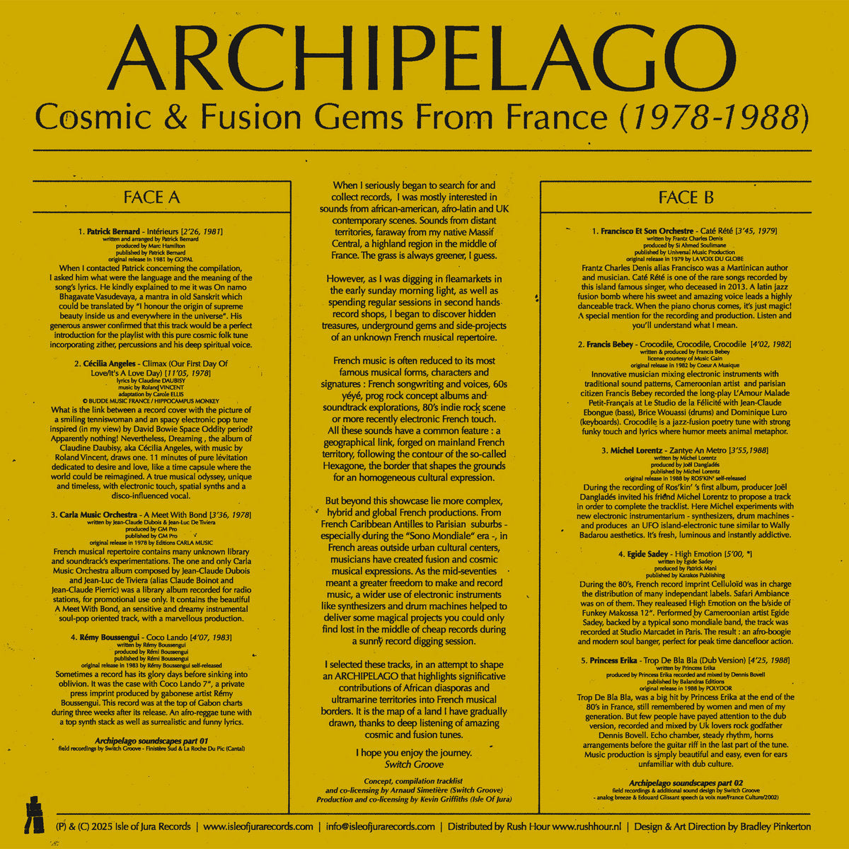 Various – Archipelago : Cosmic Fusion Gems from France (1978-1988)