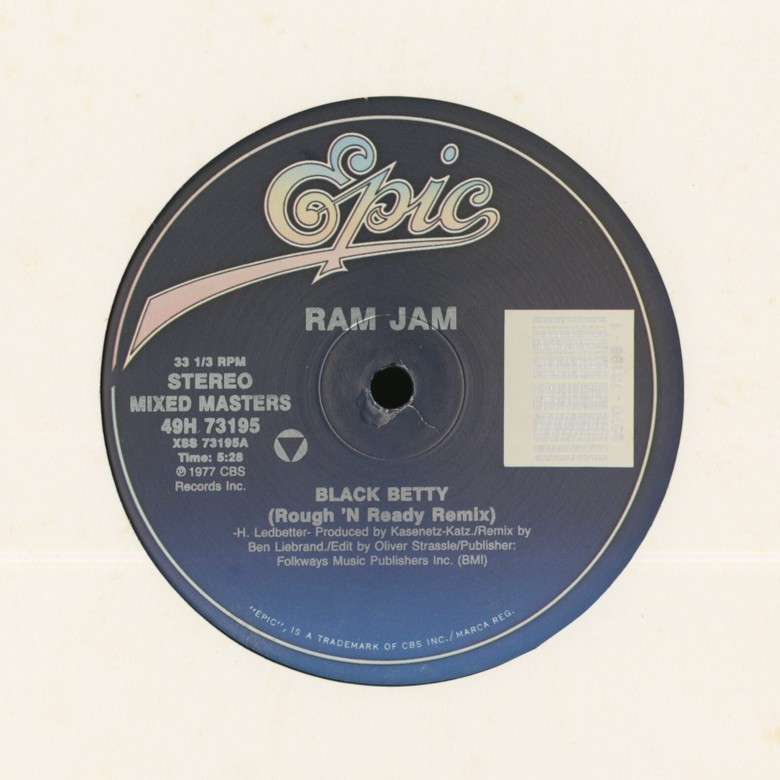 Ram Jam – Black Betty (Rough 'n Ready Remix)