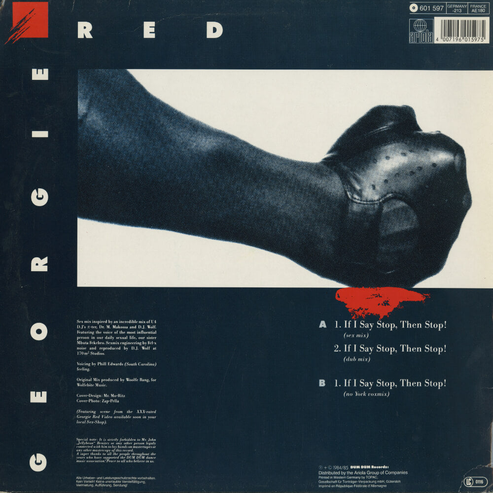 Georgie Red – If I Say Stop, Then Stop!