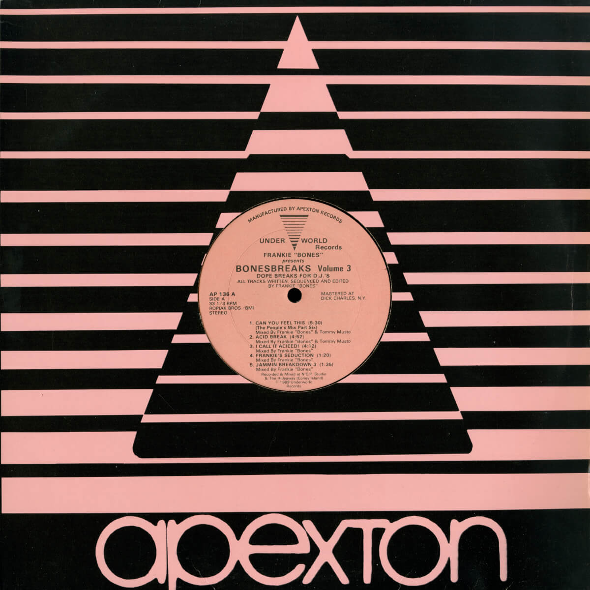Frankie "Bones" – Presents Bonesbreaks - Volume 3 (Dope Breaks For D.J.'s)