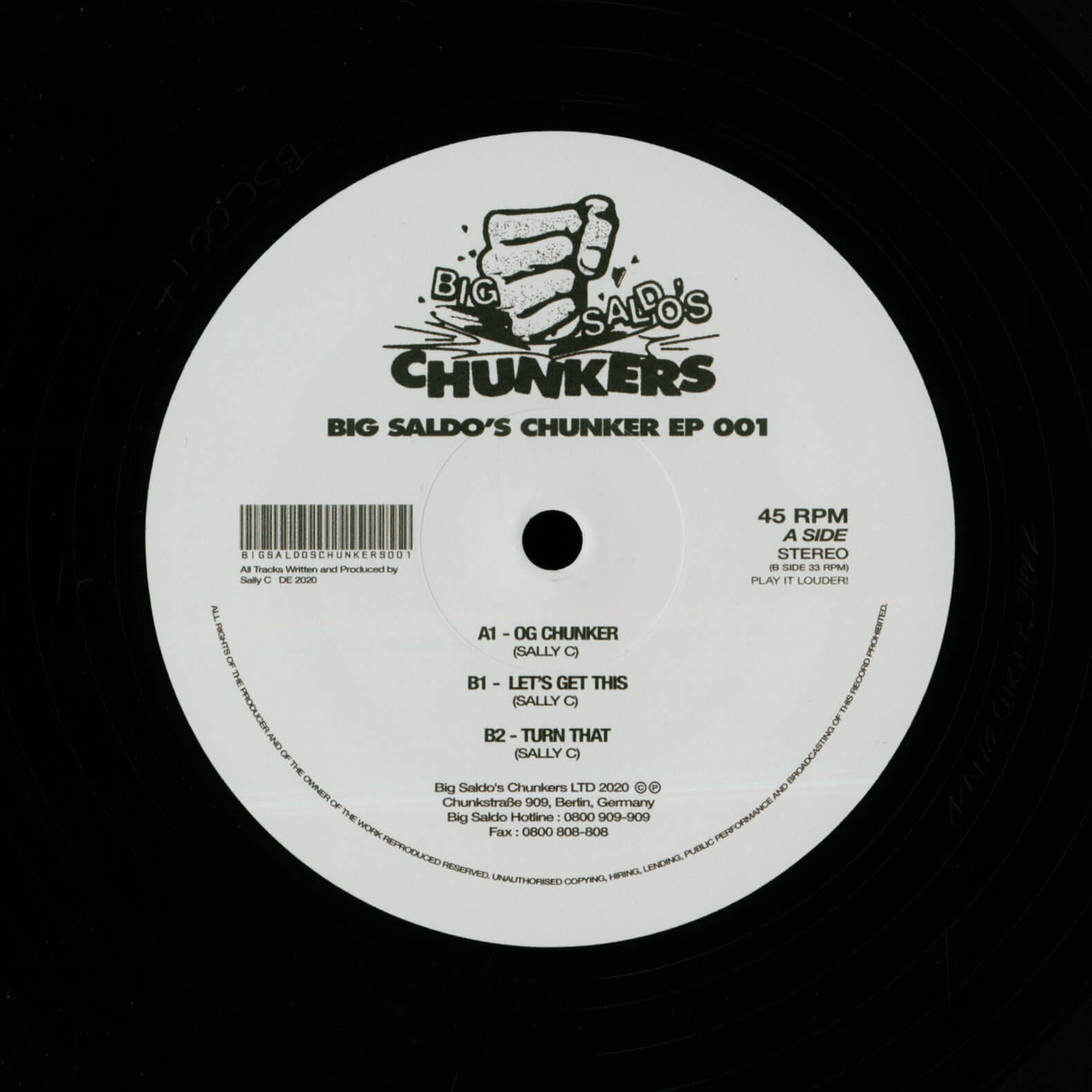 Sally C – Big Saldo's Chunker EP 001