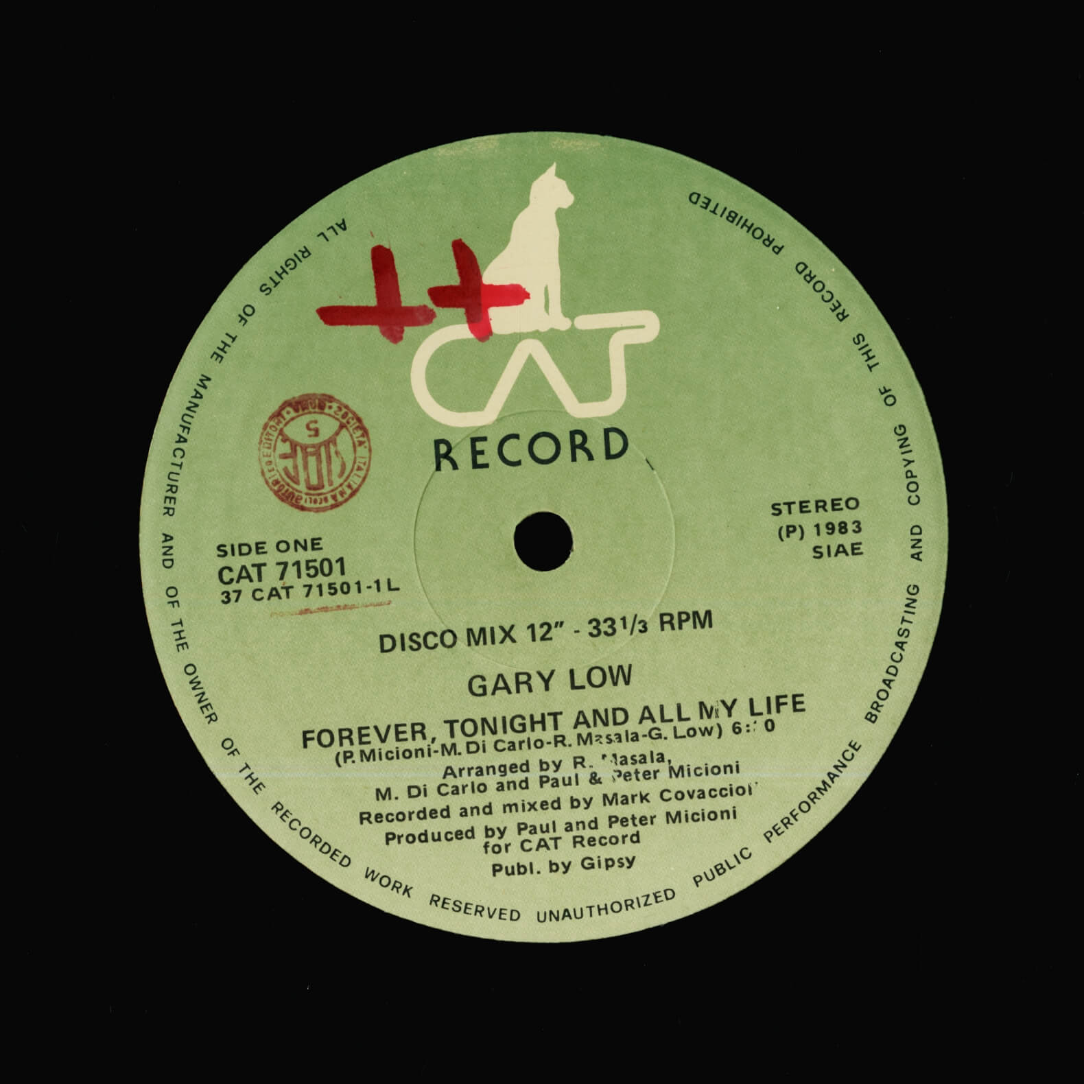 Gary Low – Forever, Tonight And All My Life