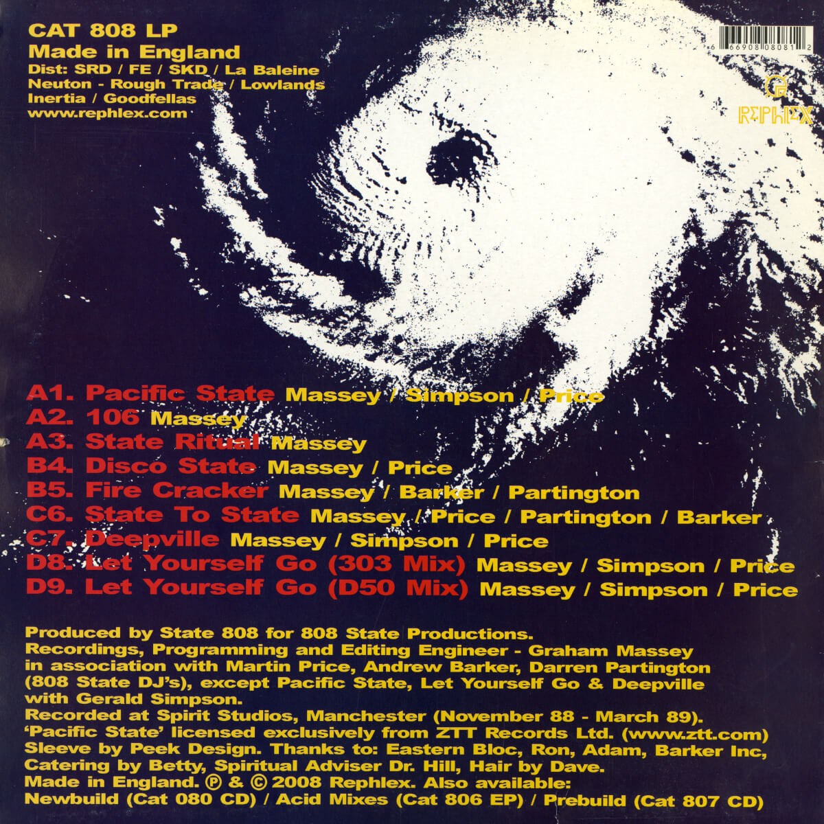 808 State – Quadrastate (2008 Reissue)