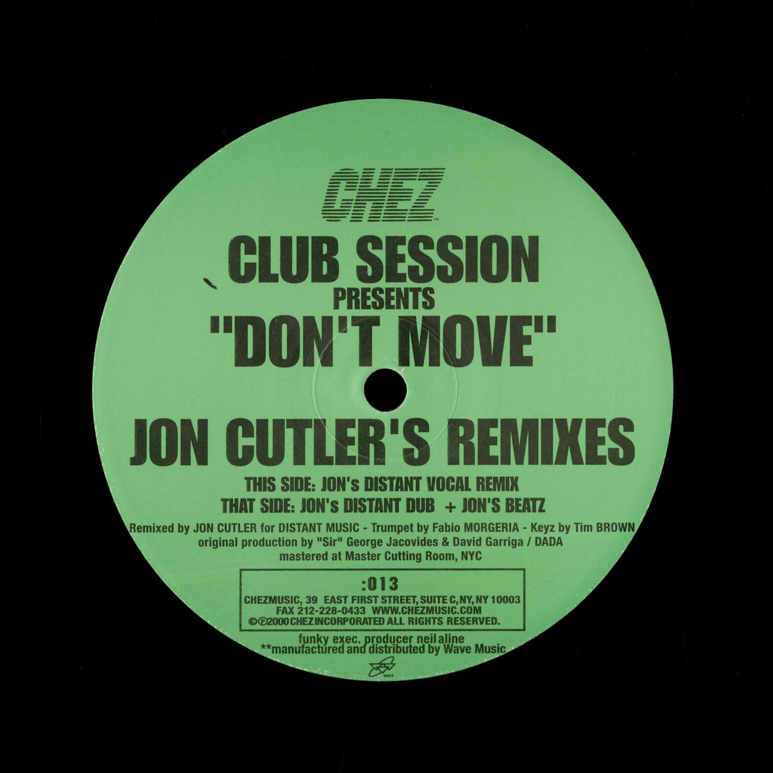 Club Session – Don't Move (Jon Cutler's Remixes)