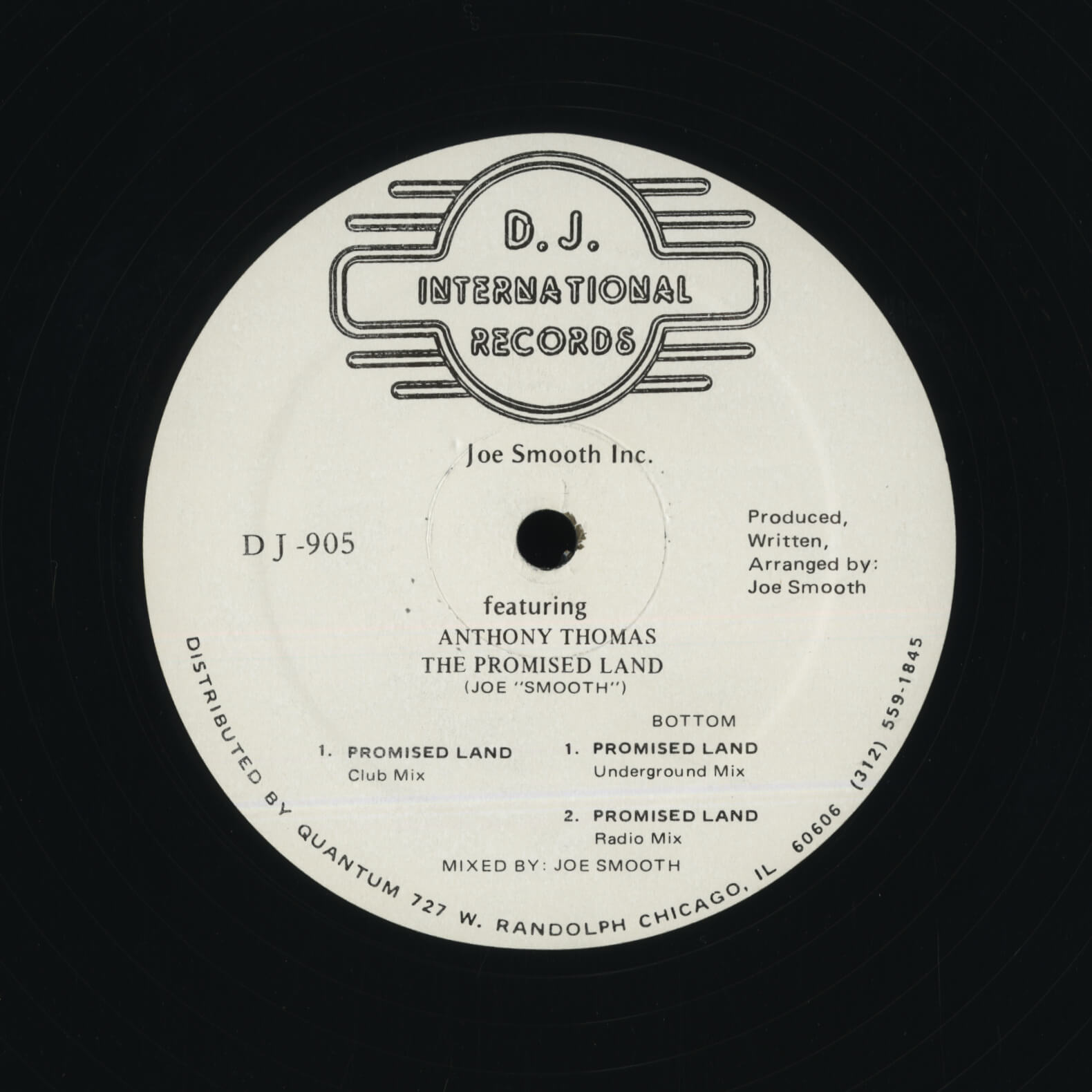 Joe Smooth Inc. Featuring Anthony Thomas – The Promised Land
