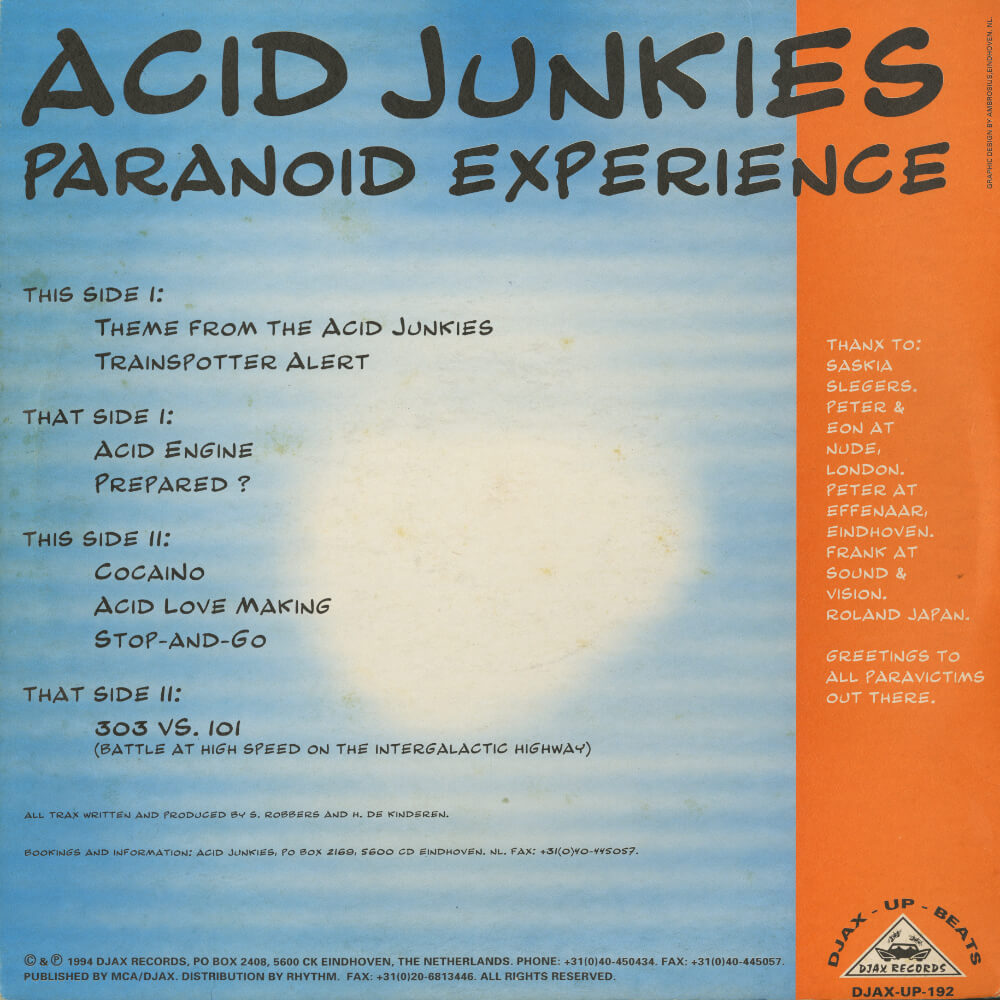 Acid Junkies – Paranoid Experience