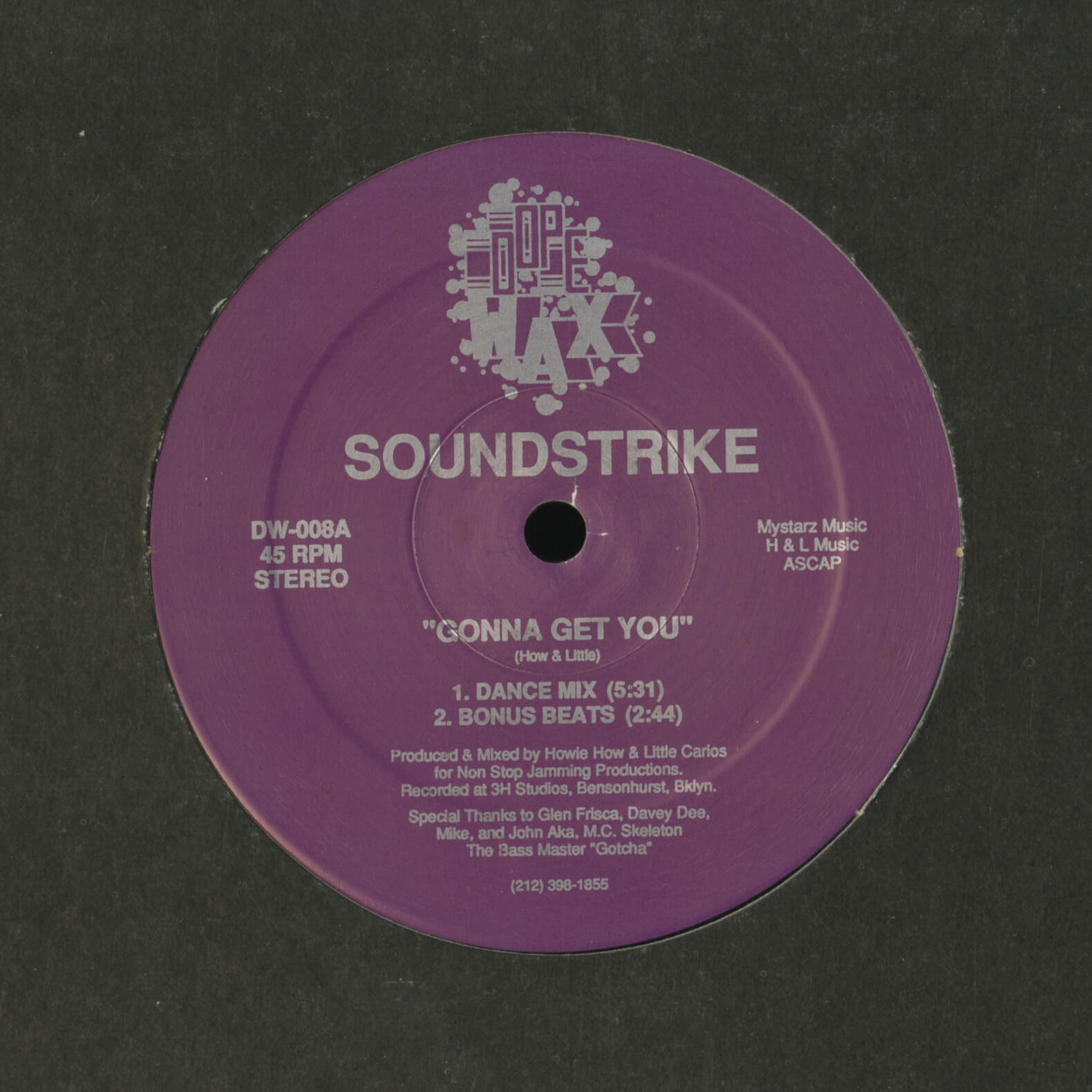 Soundstrike – Gonna Get You / Party Machine