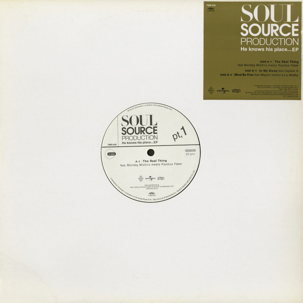 Soul Source Production – He Knows His Place... E.P.