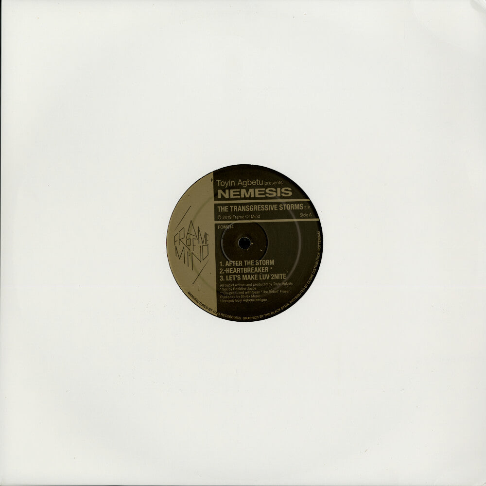 Toyin Agbetu Presents Nemesis – The Transgressive Storms EP