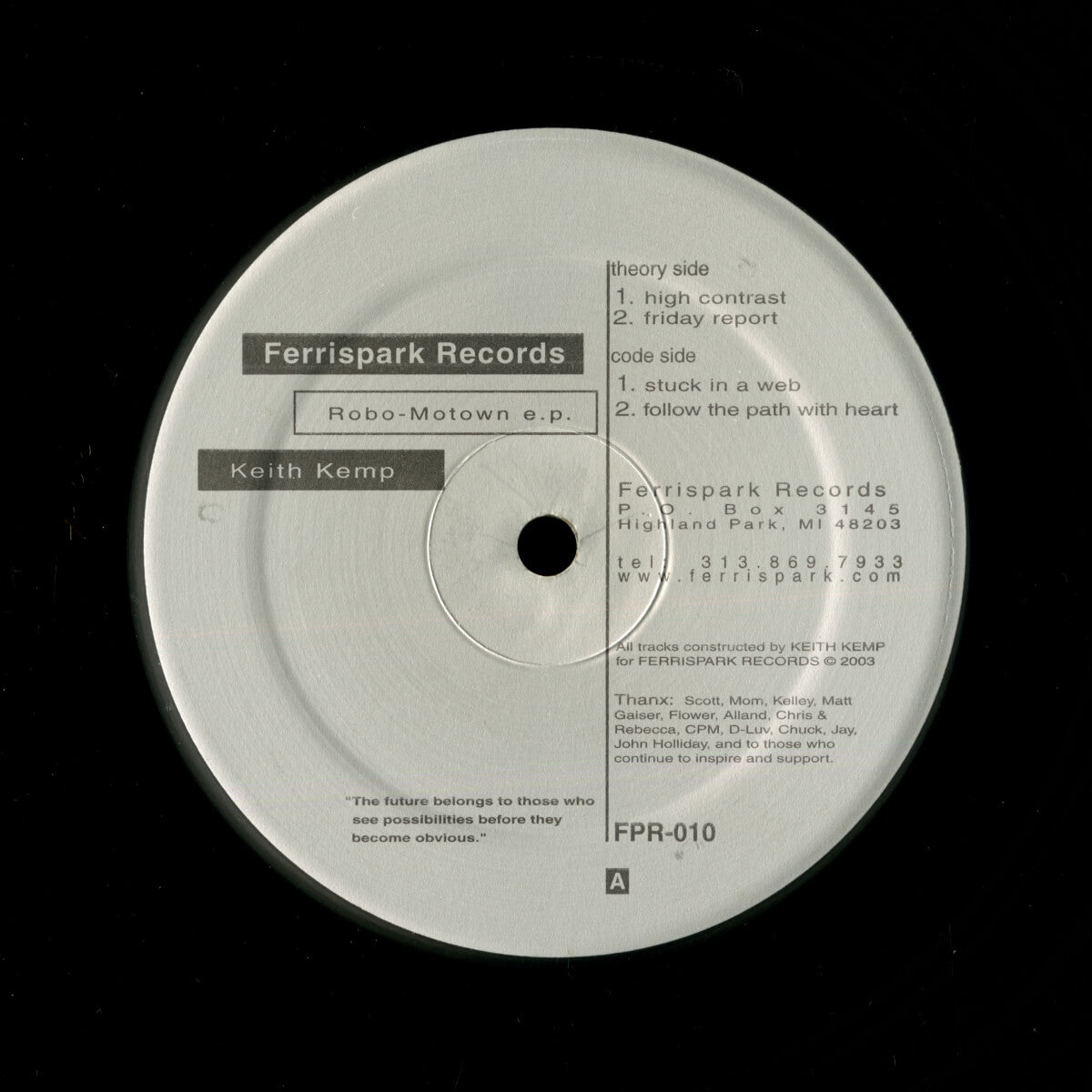 Keith Kemp – Robo-Motown EP