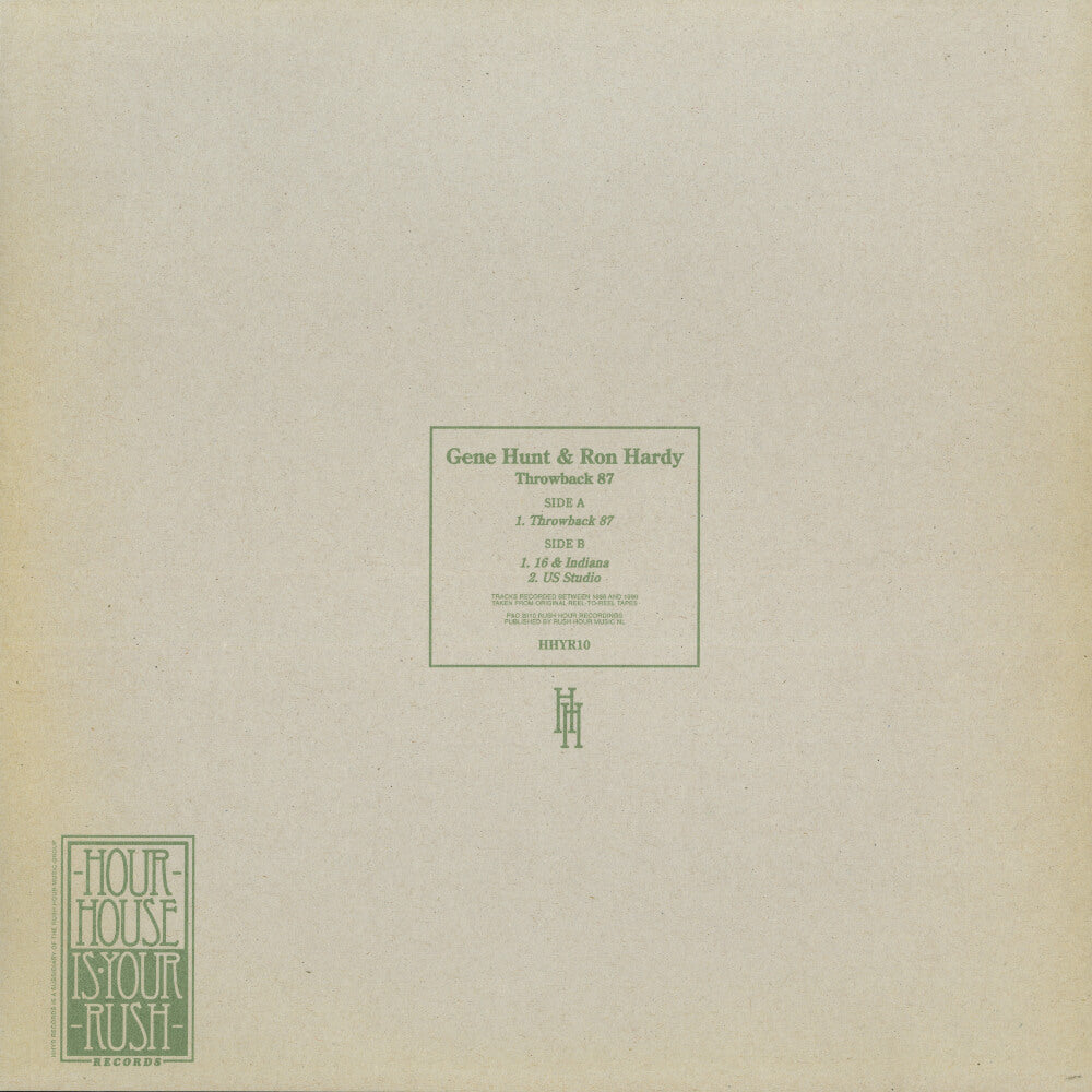 Gene Hunt & Ron Hardy – Throwback 87