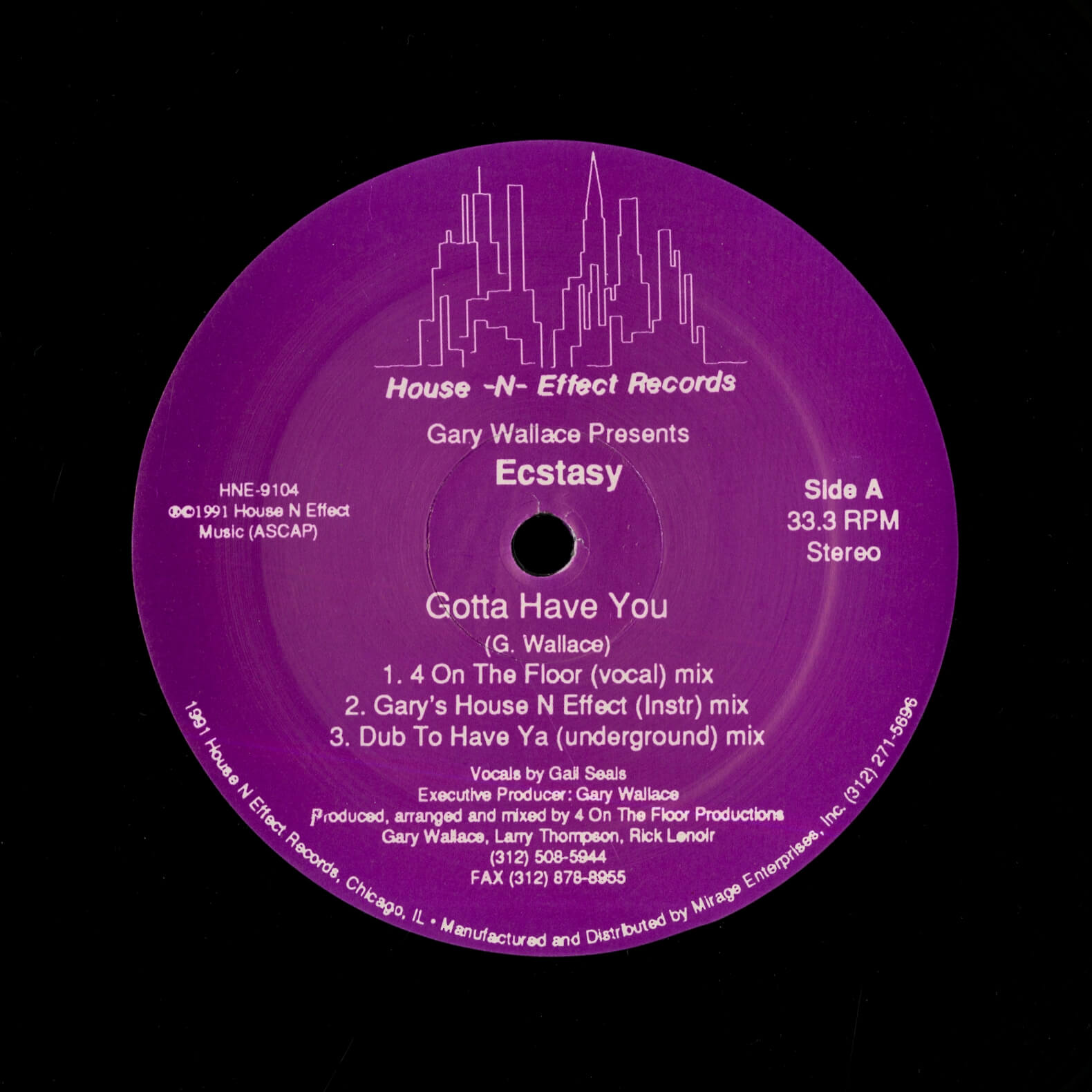 Gary Wallace Presents Ecstasy – Gotta Have You