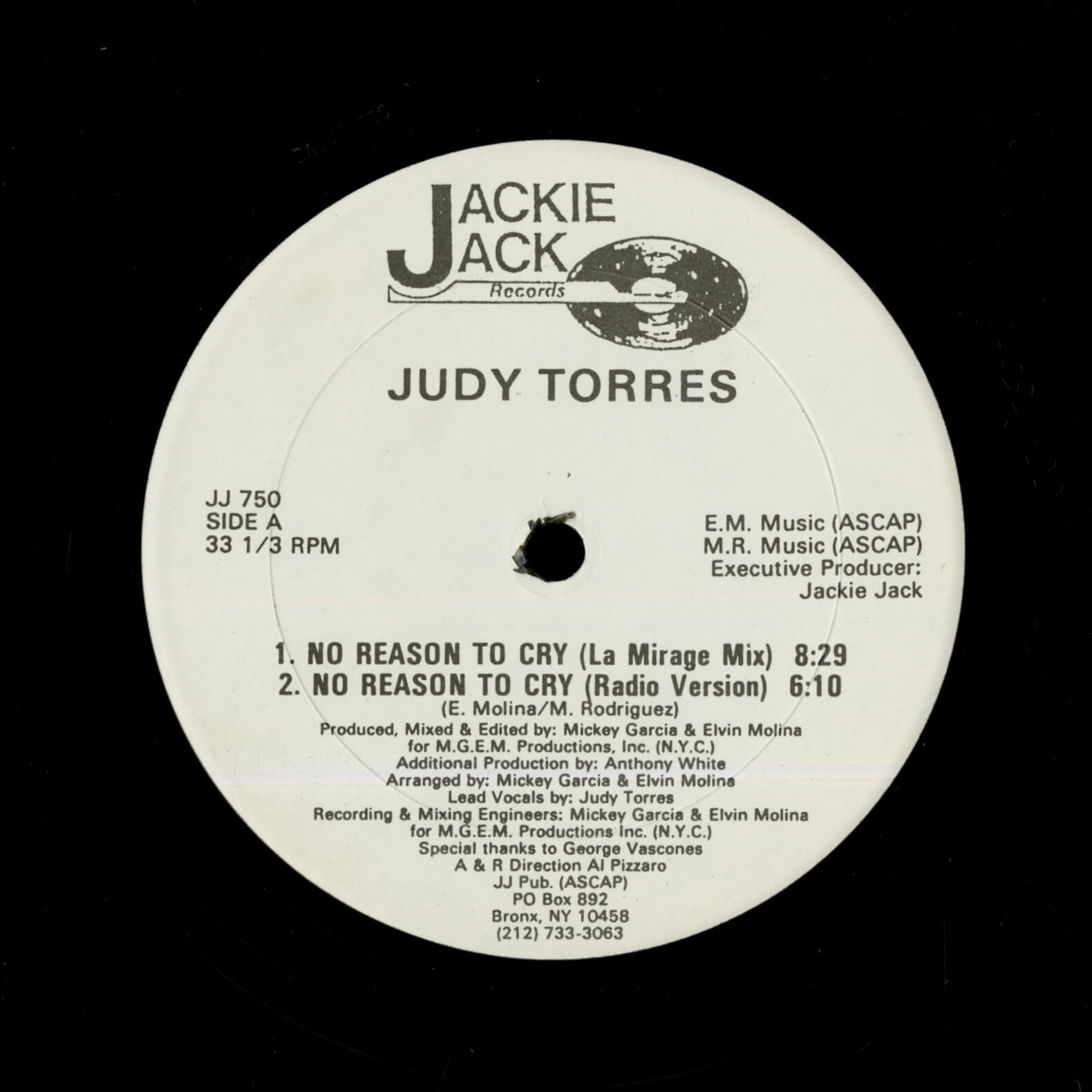 Judy Torres – No Reason To Cry