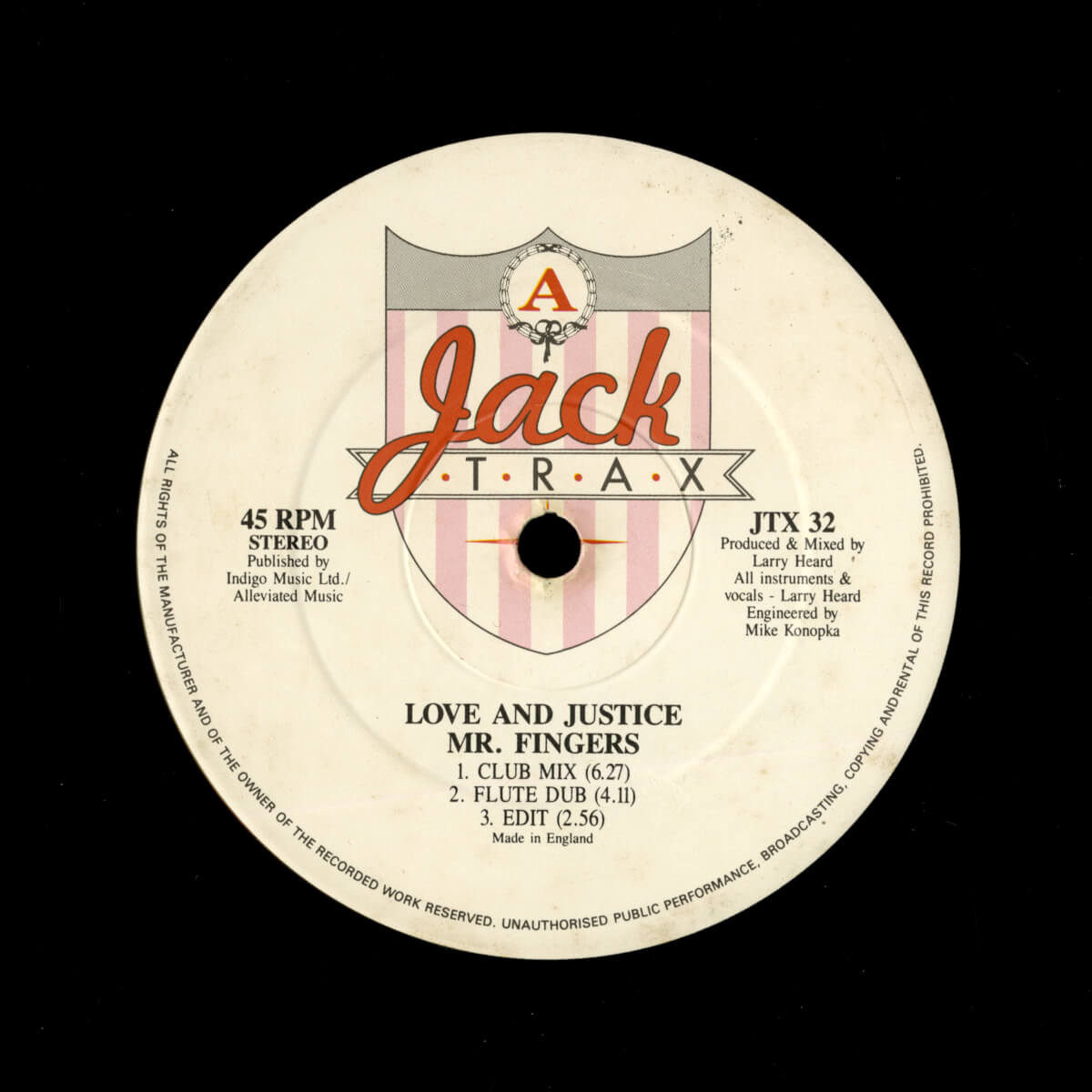 Mr. Fingers – Love And Justice