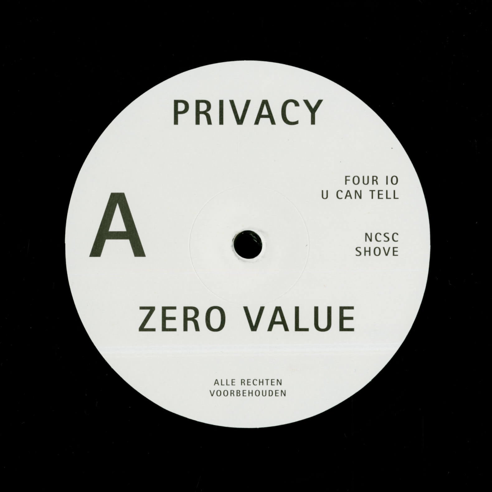 Privacy – Zero Value