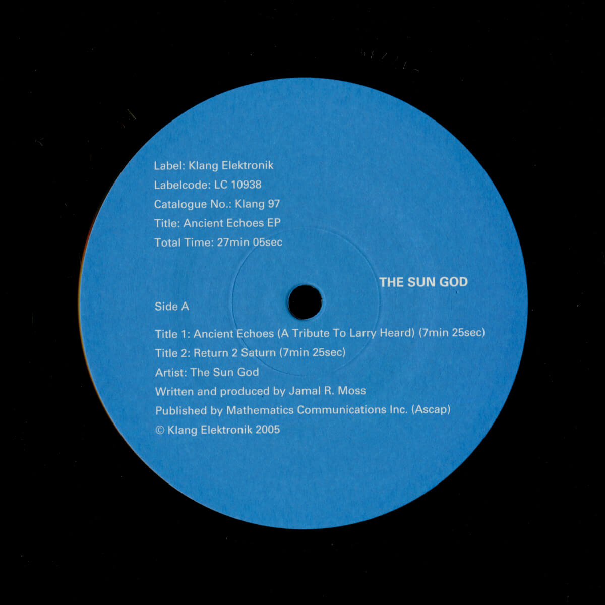The Sun God – Ancient Echoes EP