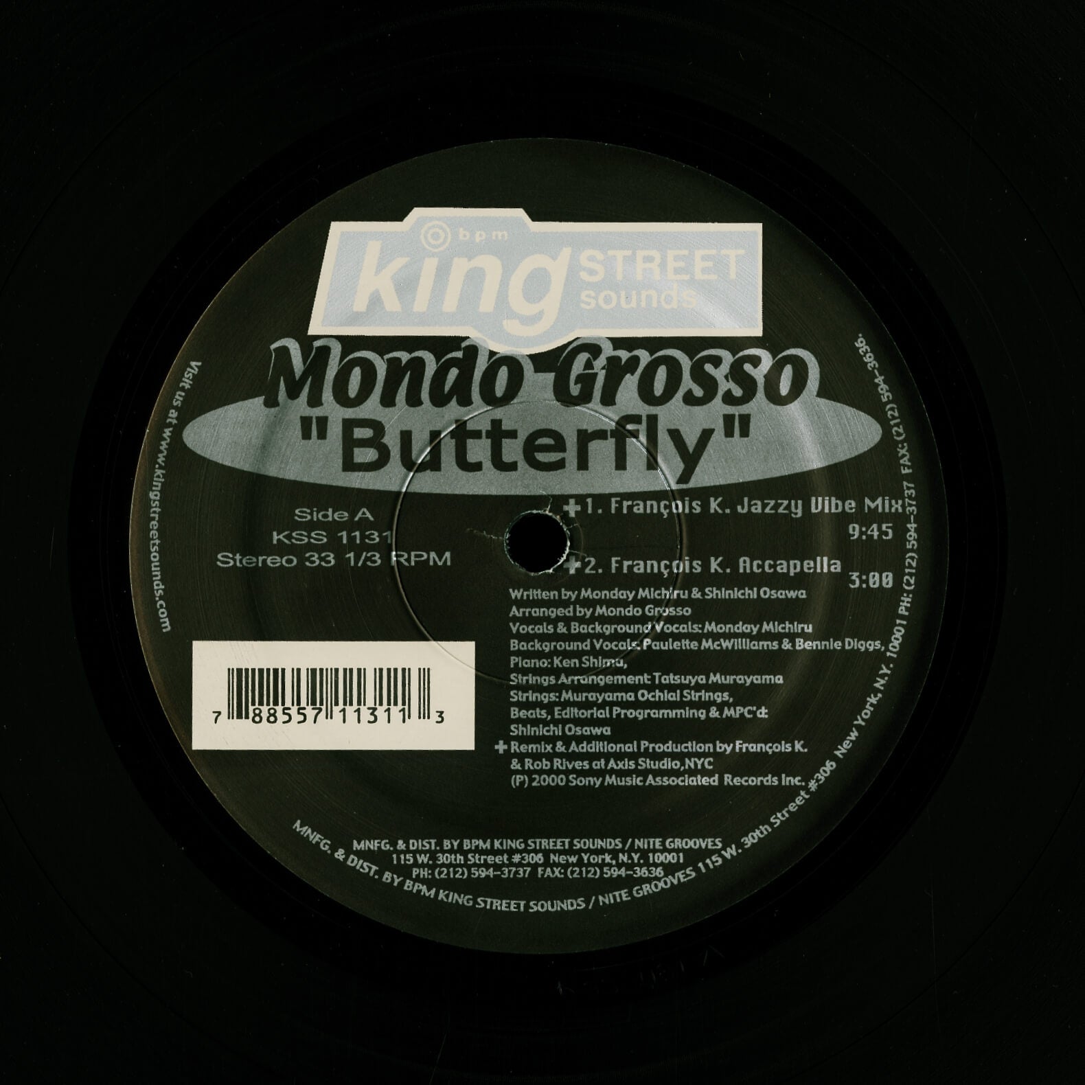 Mondo Grosso – Butterfly (François K Remixes)