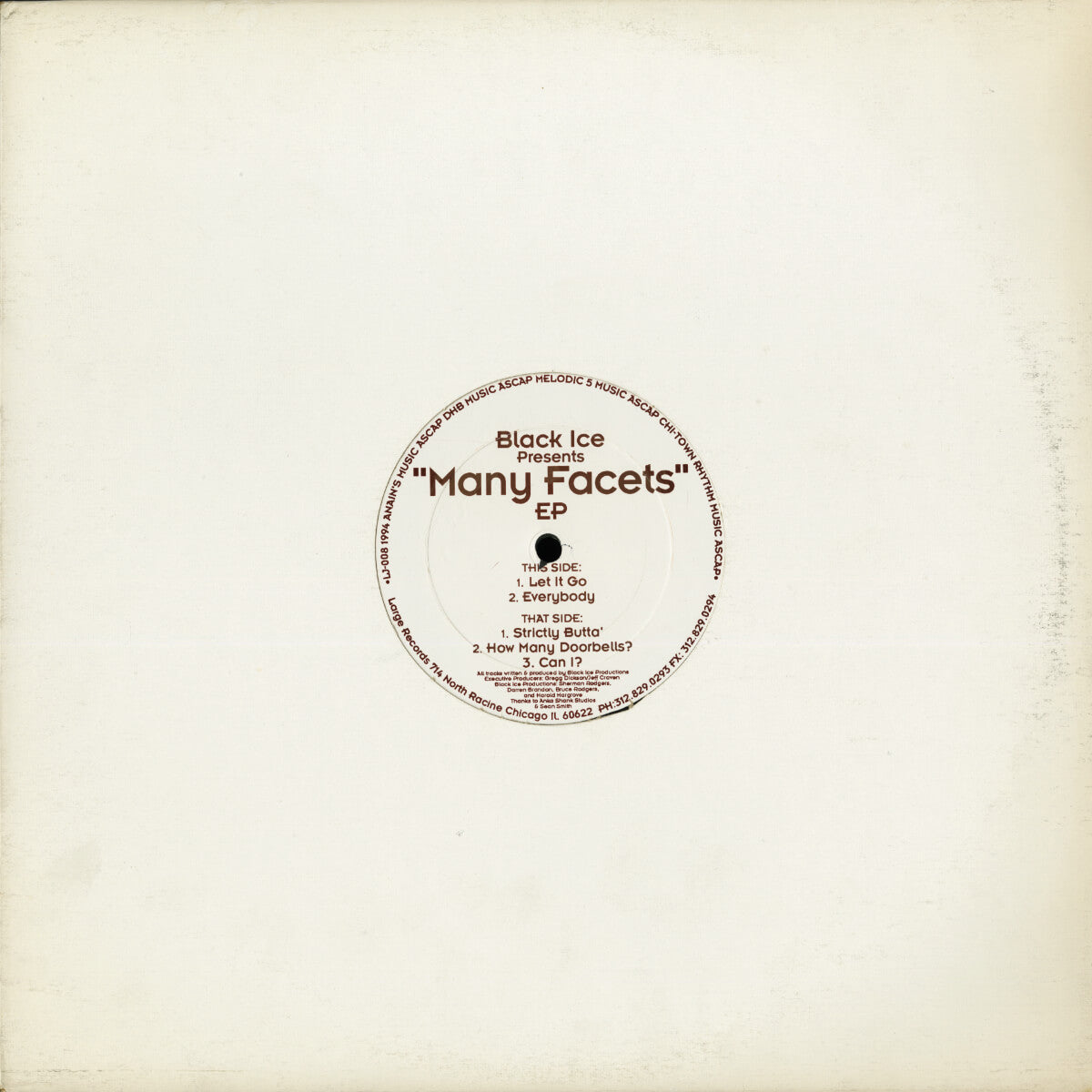 Black Ice – Many Facets EP