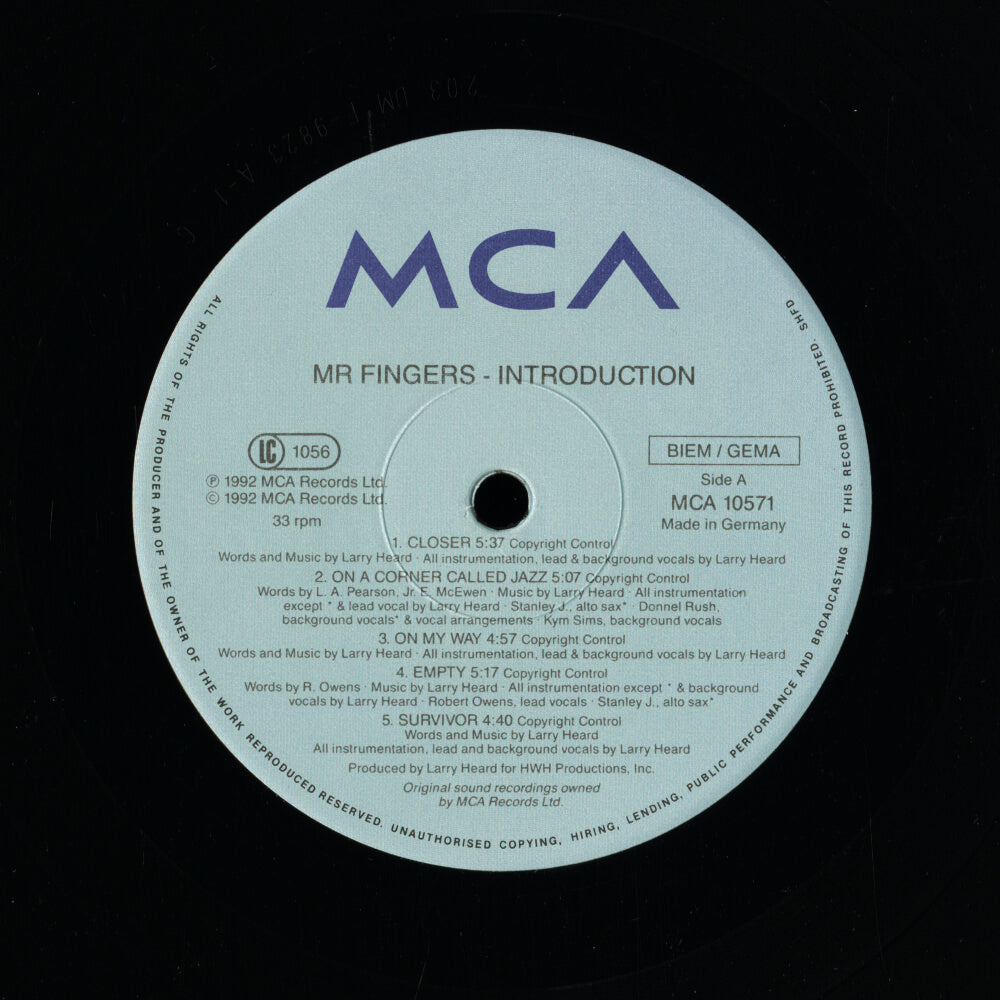 Mr Fingers – Introduction