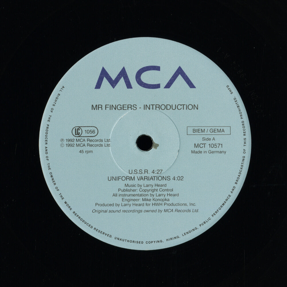 Mr Fingers – Introduction