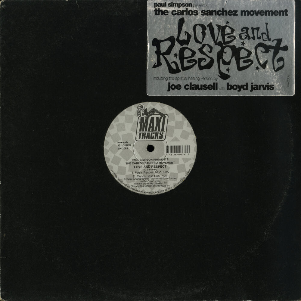 Paul Simpson Presents The Carlos Sanchez Movement – Love And Respect