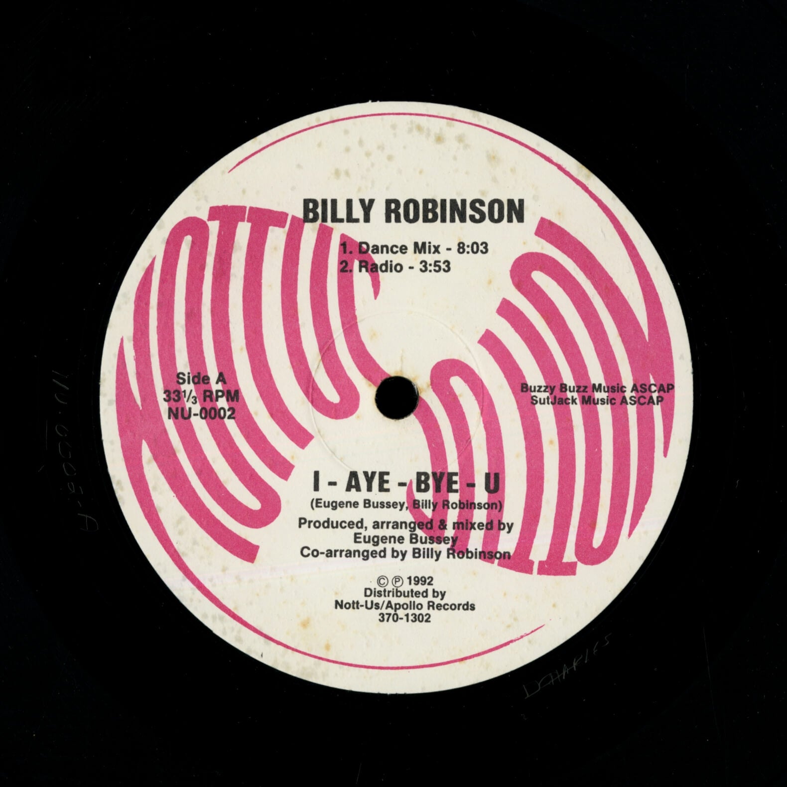 Billy Robinson – I-Aye-Bye-You / I'll Be Your Friend