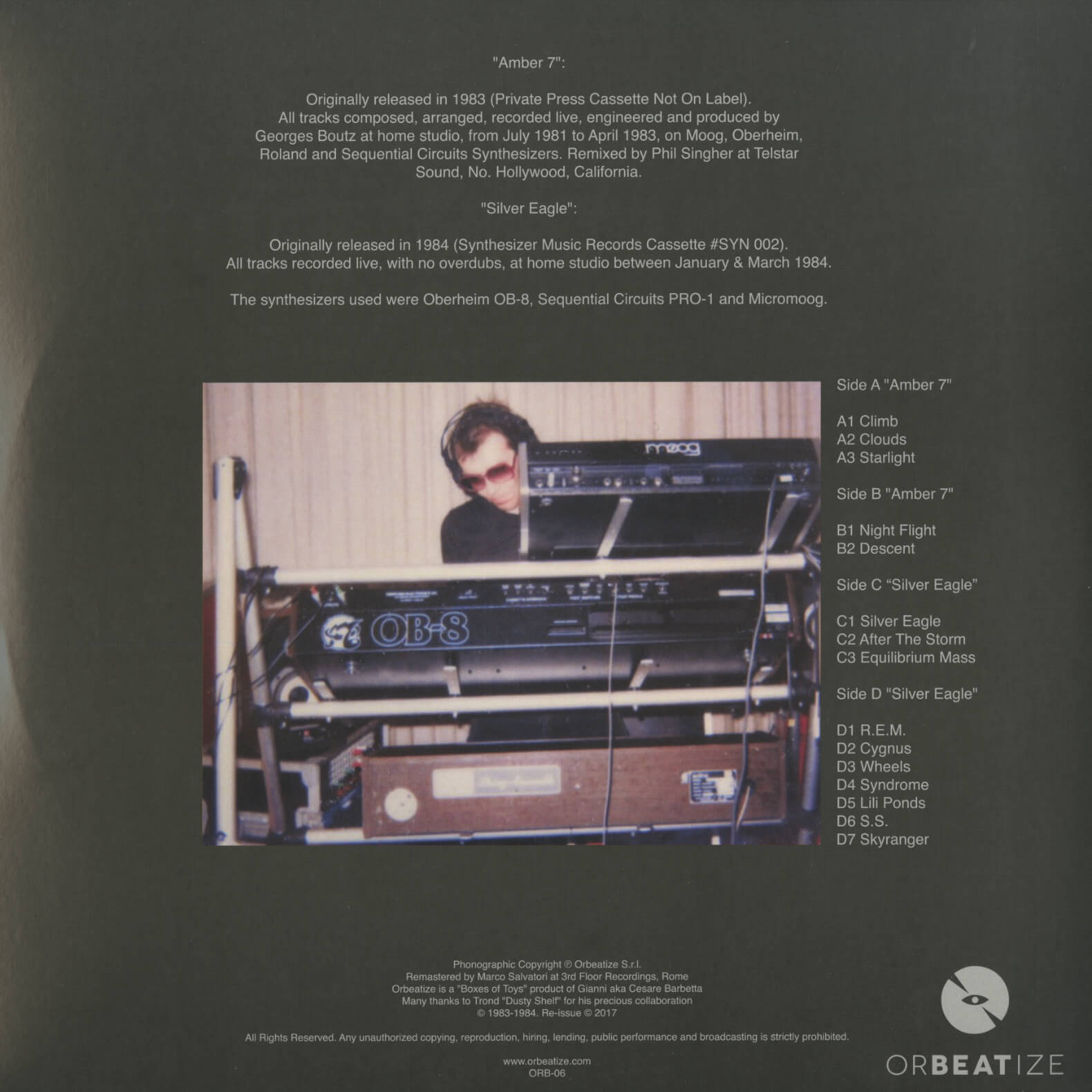 Georges Boutz – Amber 7 / Silver Eagle