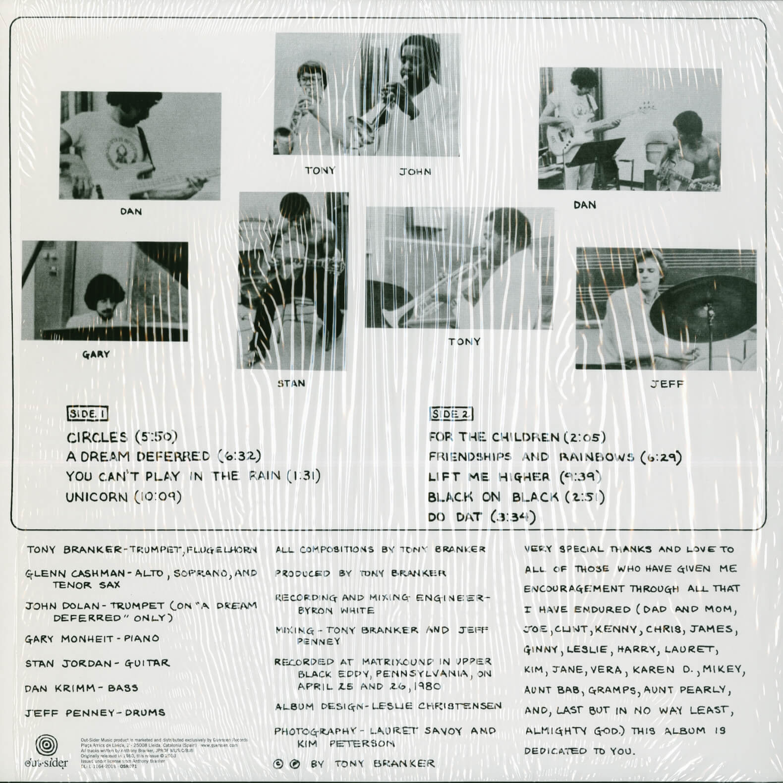 Tony Branker – For The Children (2018 Reissue)