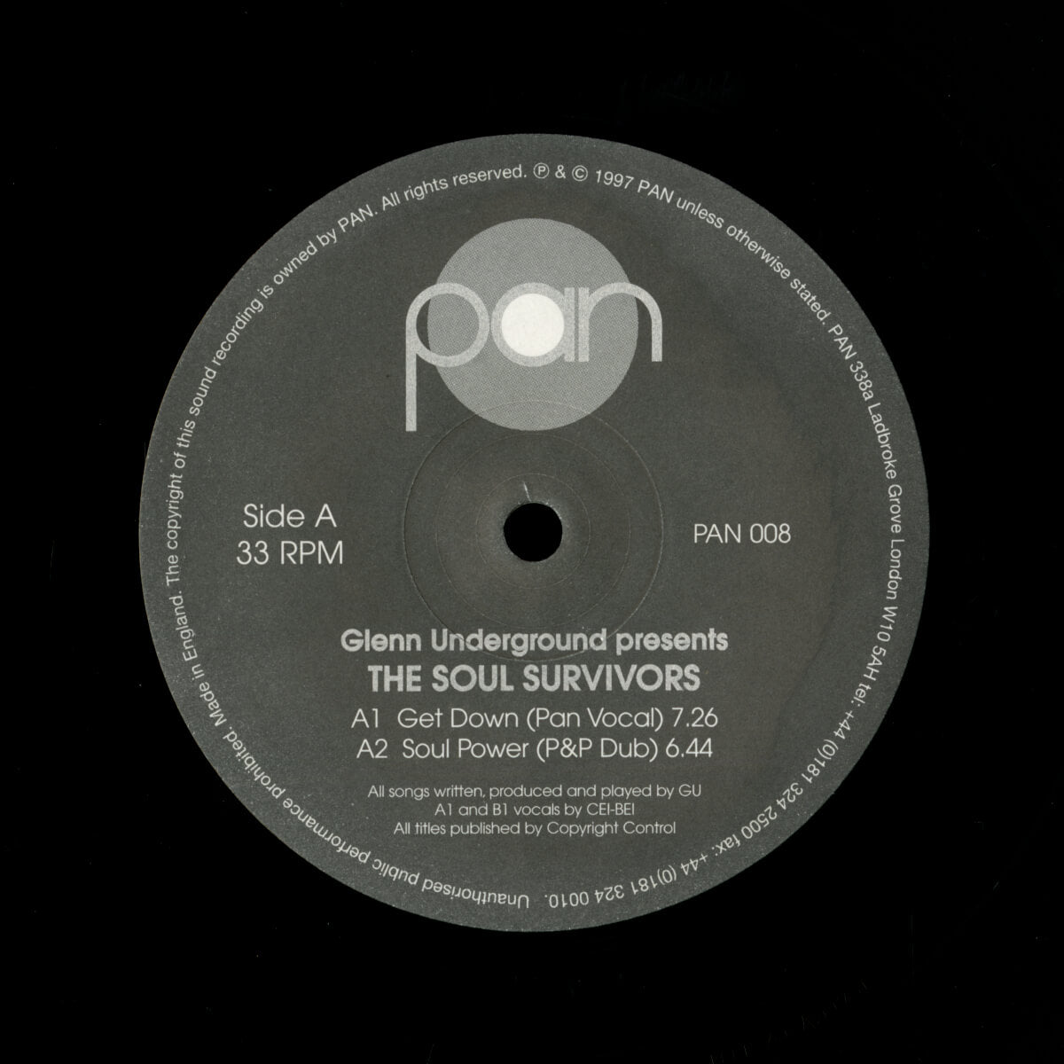 Glenn Underground Presents The Soul Survivors – Get Down
