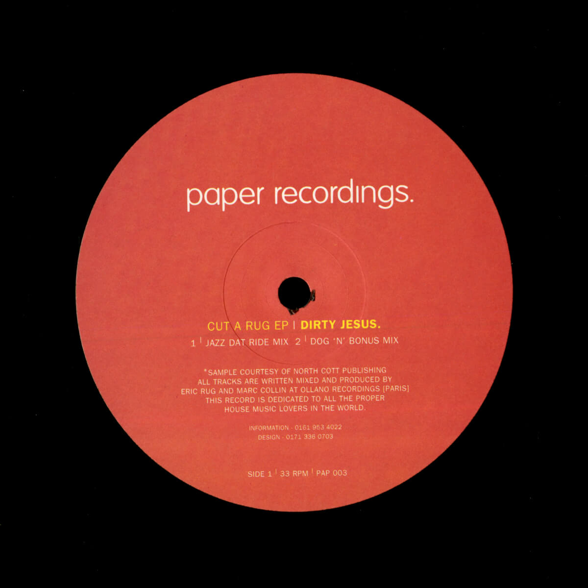 Dirty Jesus – Cut A Rug EP