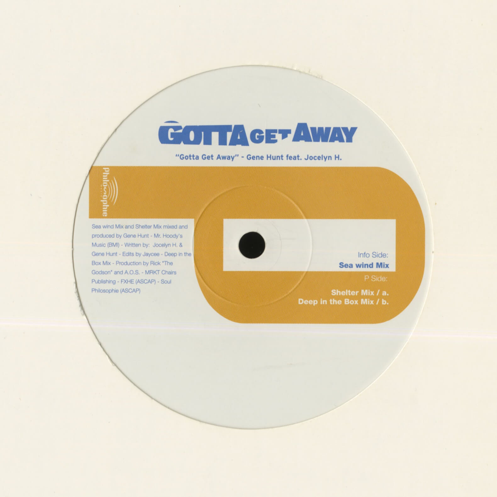 Gene Hunt Feat. Jocelyn H. – Gotta Get Away