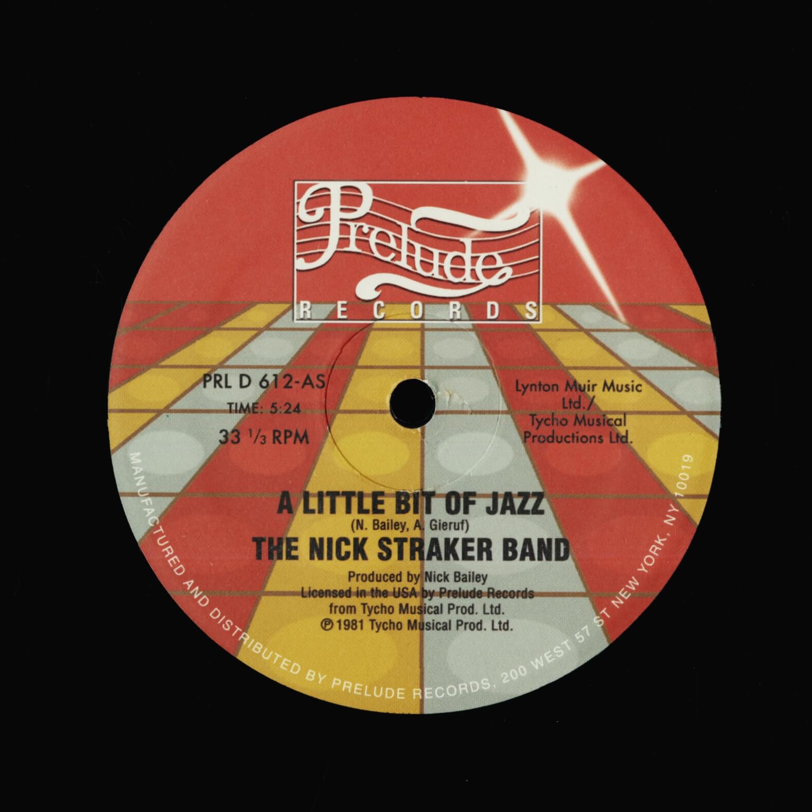 The Nick Straker Band – A Little Bit Of Jazz (Reissue)
