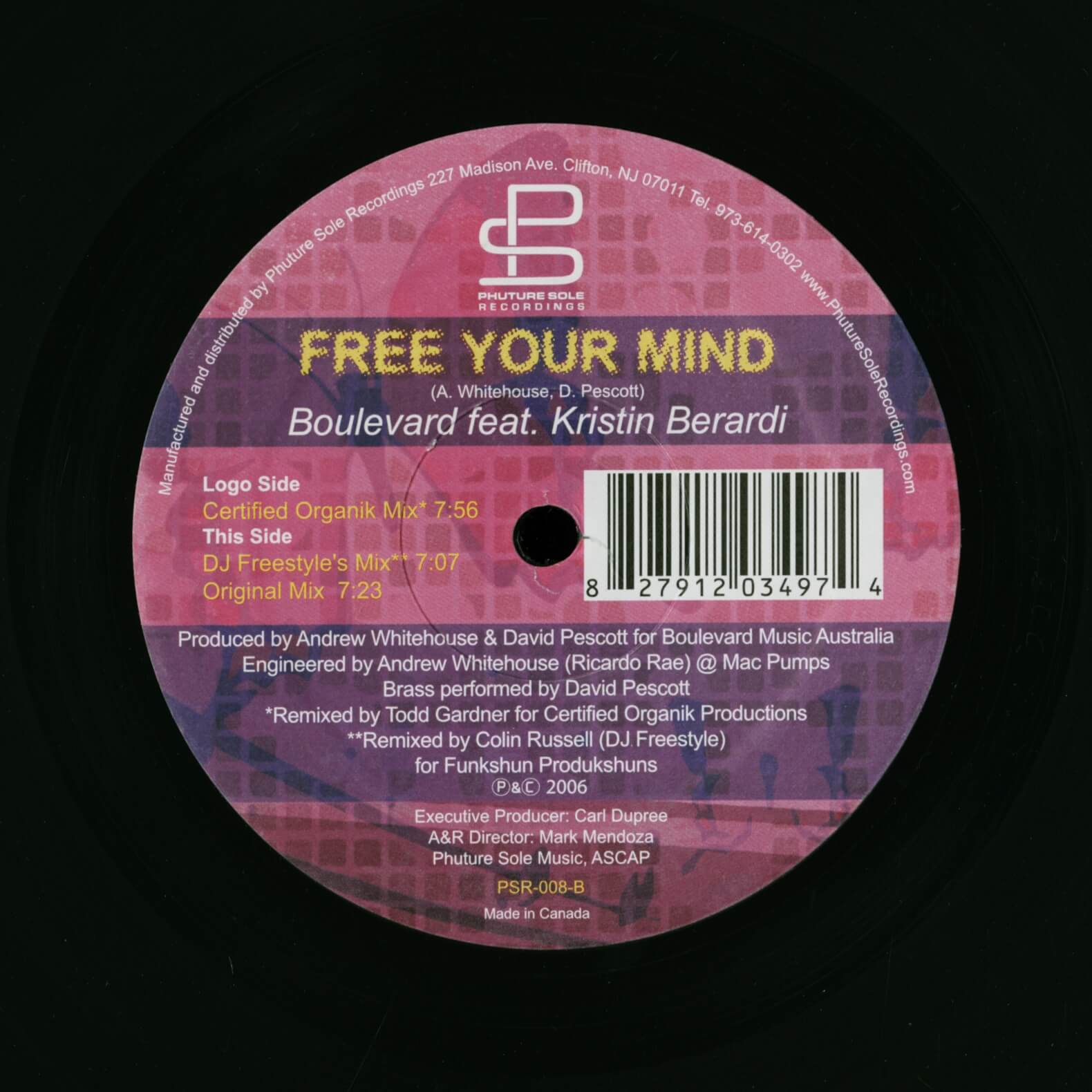 Boulevard Feat. Kristin Berardi – Free Your Mind
