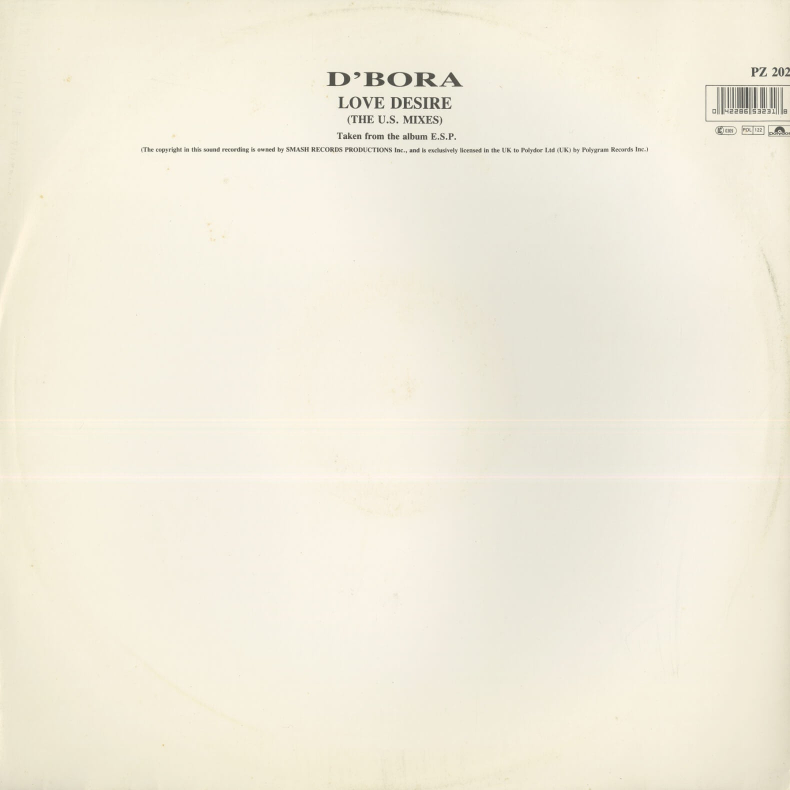 D'Bora – Love Desire (The US Mixes)