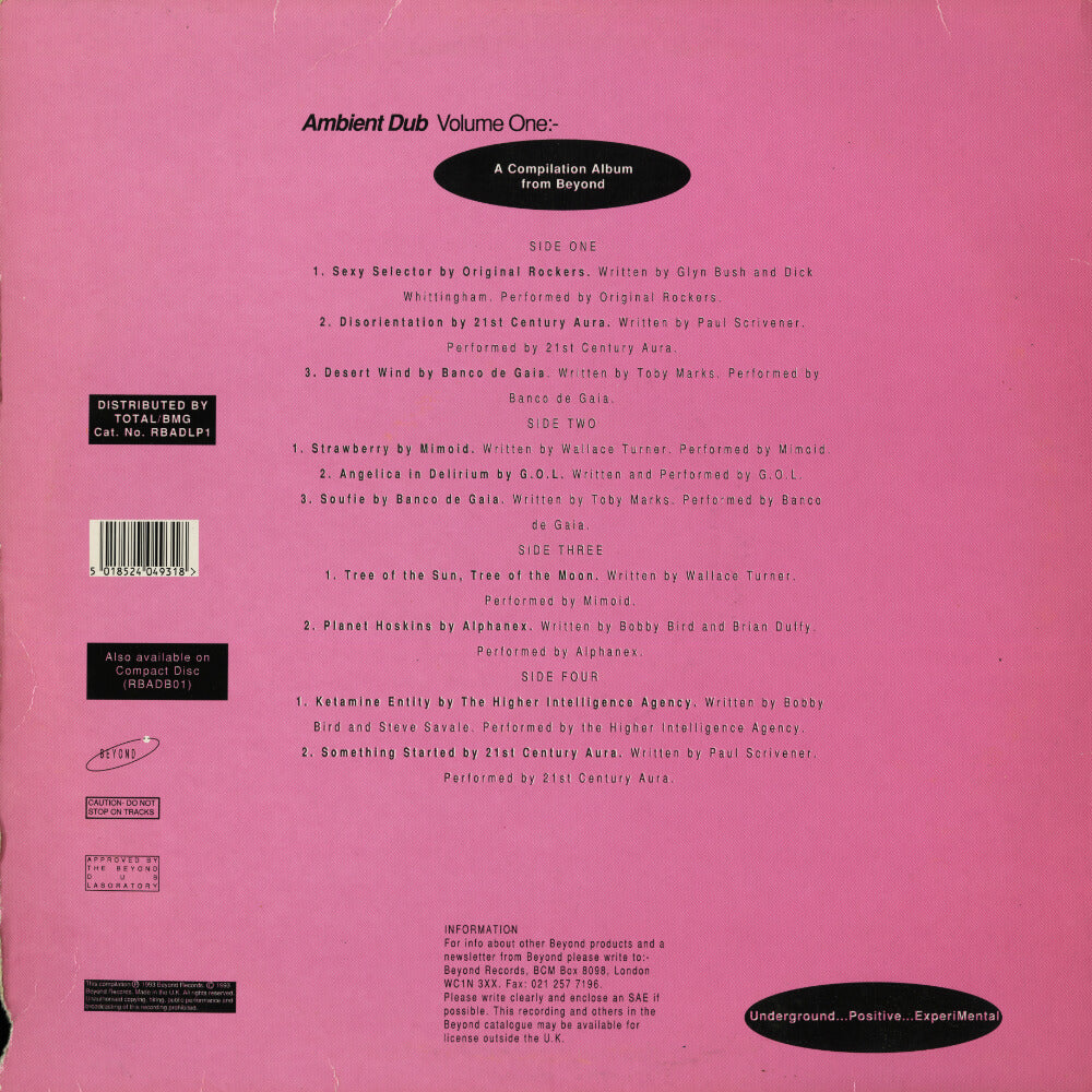 Various – Ambient Dub Volume 1:- (The Big Chill)