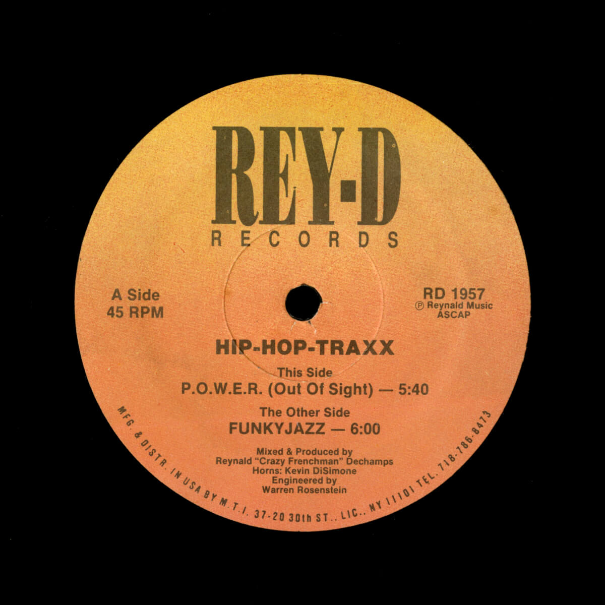 Hip-Hop-Traxx – P.O.W.E.R. (Out Of Sight) / Funkyjazz