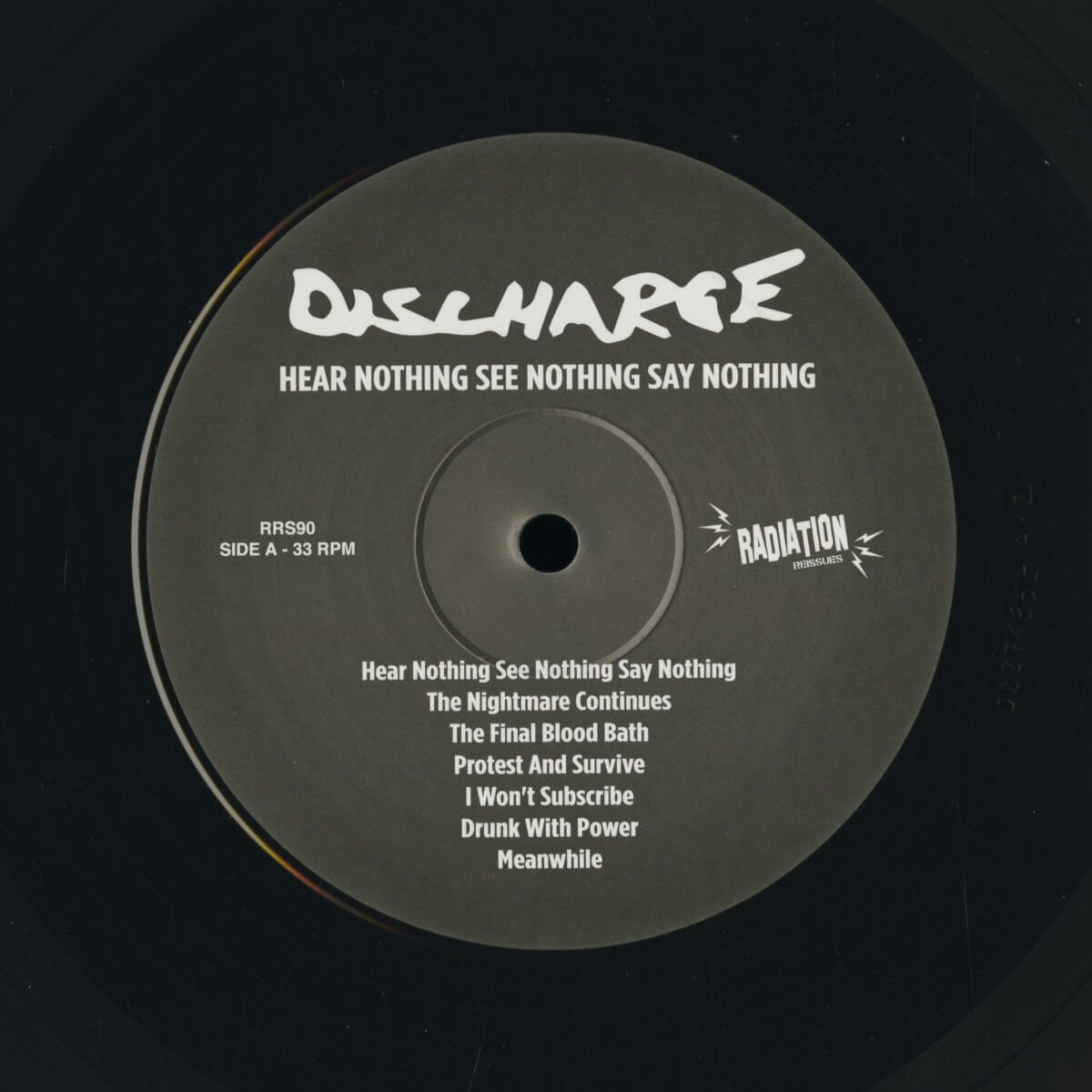 Discharge – Hear Nothing See Nothing Say Nothing (2018 Reissue)