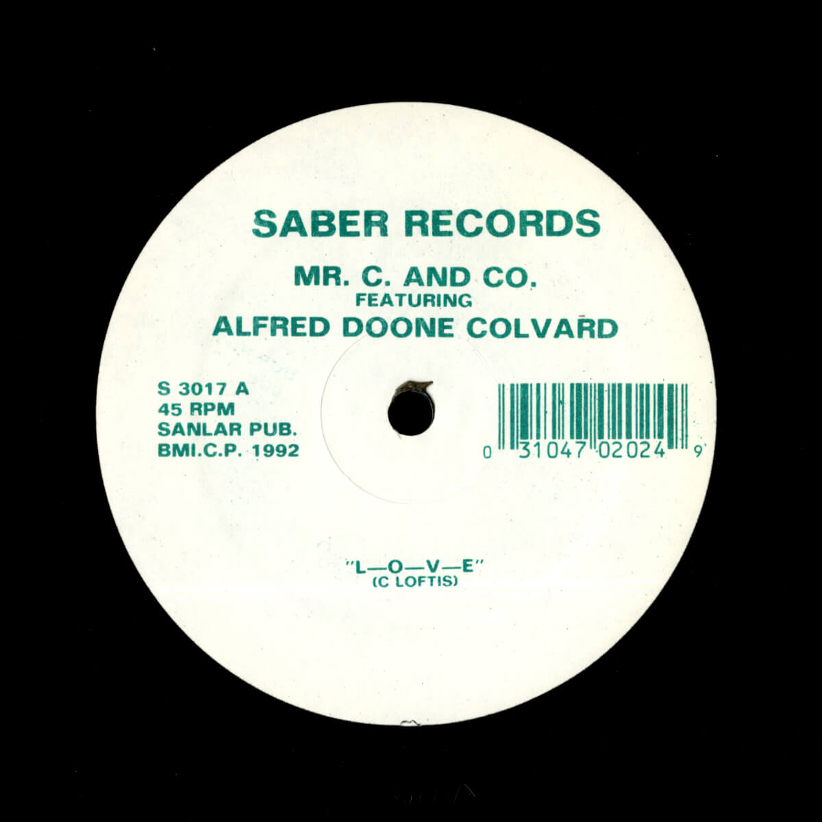 Mr. C. And Co. Featuring Alfred Doone Colvard – L-O-V-E