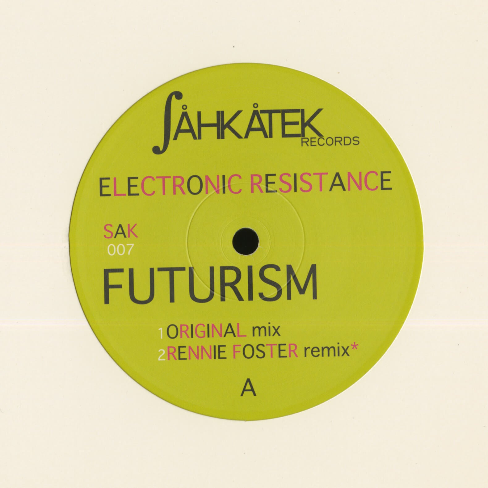 Electronic Resistance – Futurism