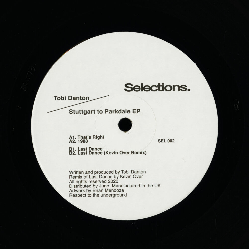 Tobi Danton – Stuttgart to Parkdale EP