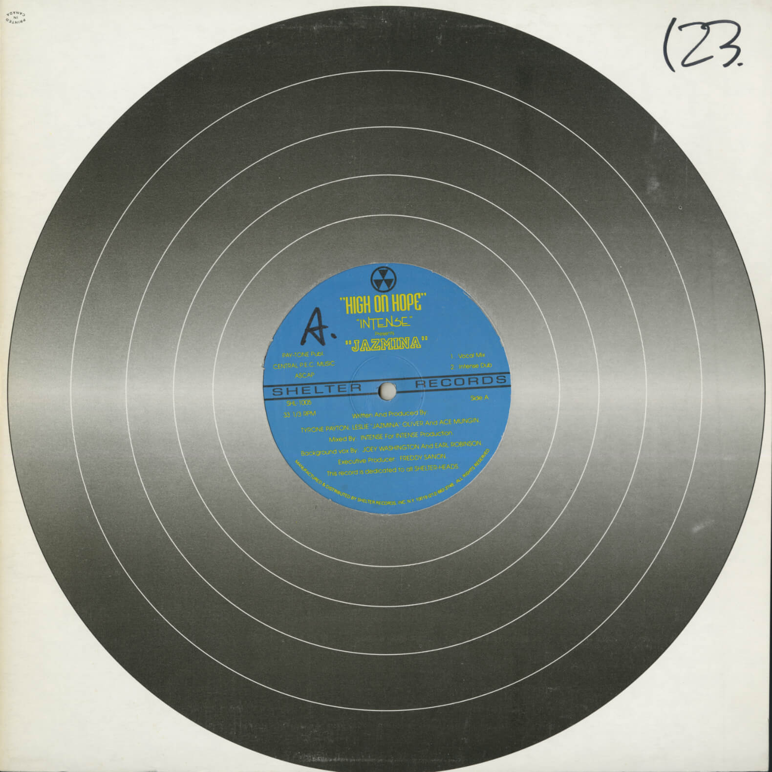 Intense Presents Jazmina – High On Hope