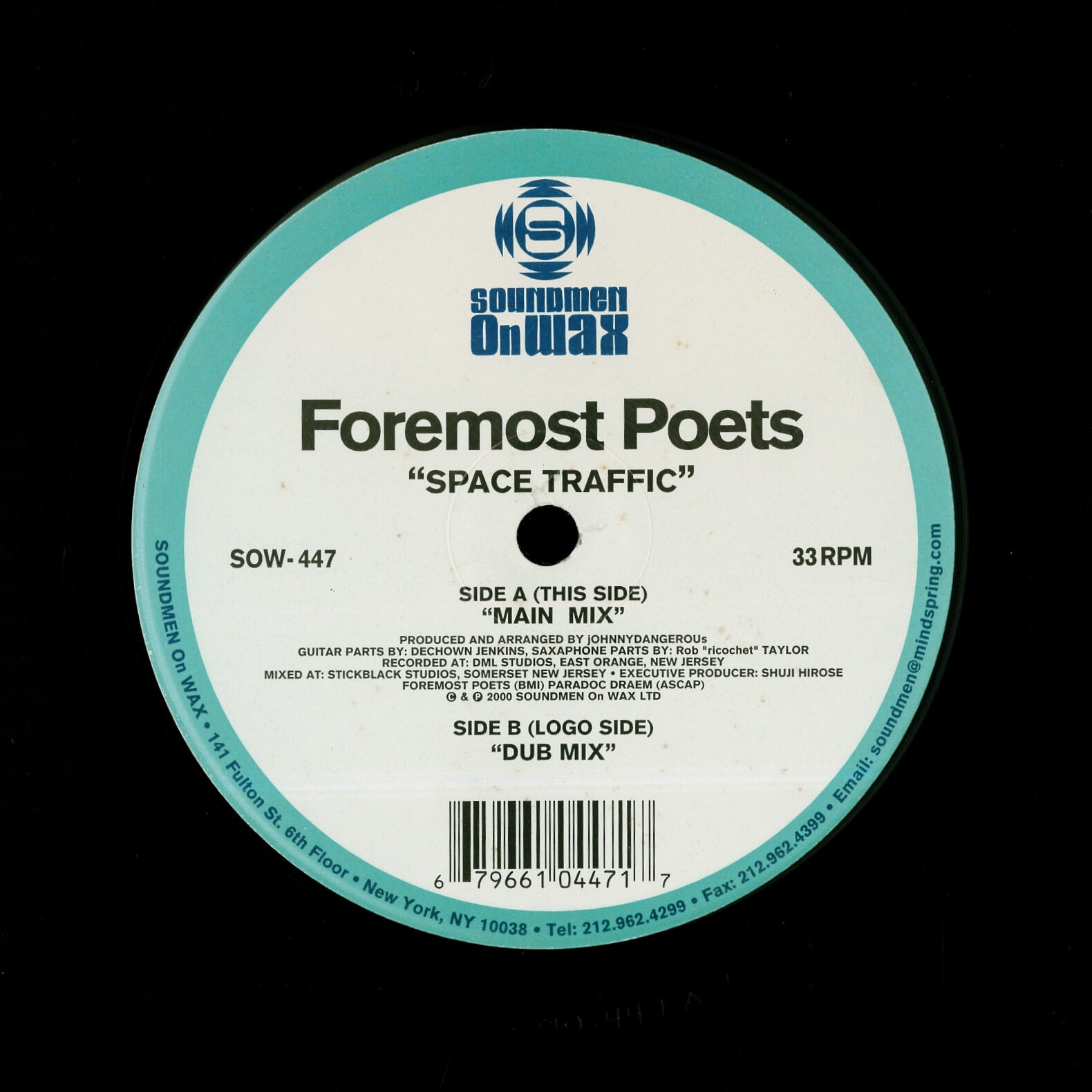 Foremost Poets – Space Traffic