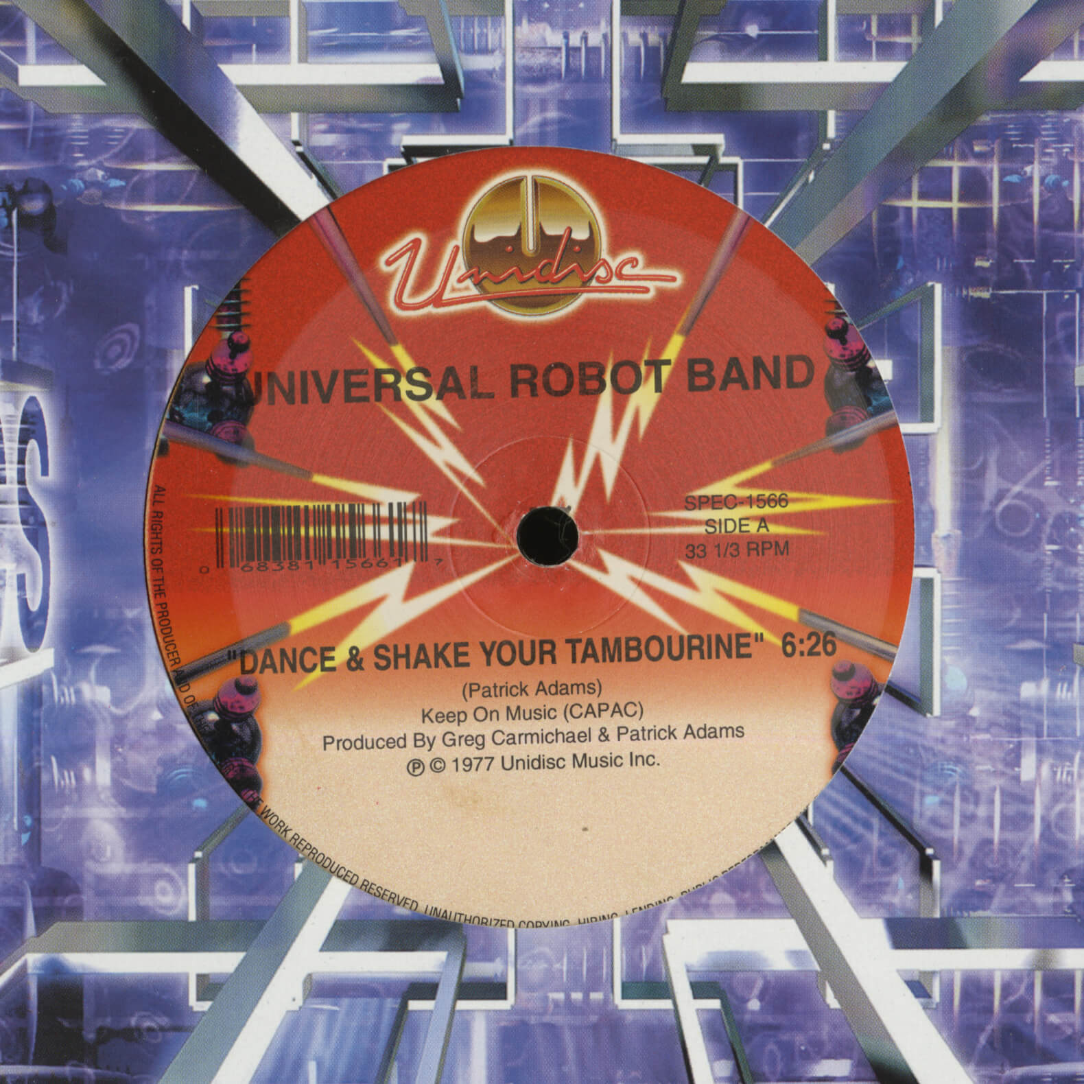 The Universal Robot Band – Dance & Shake Your Tambourine / Freak With Me