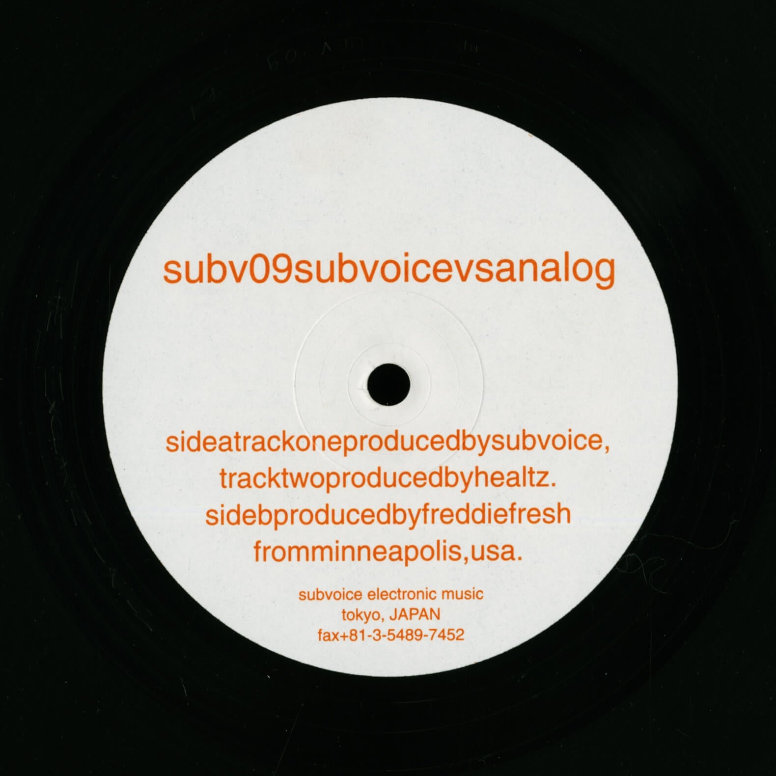 Various – Subvoice vs Analog