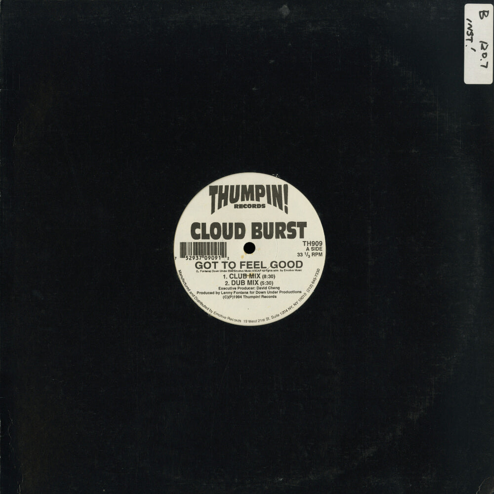 Cloud Burst – Got To Feel Good / A Day In The Shade