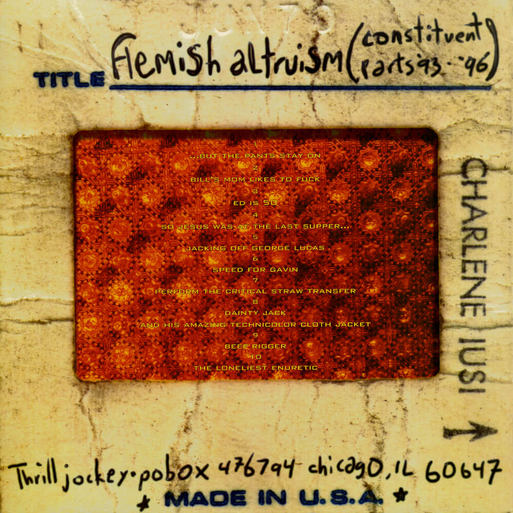 A Minor Forest – Flemish Altruism (Constituent Parts 1993-1996)