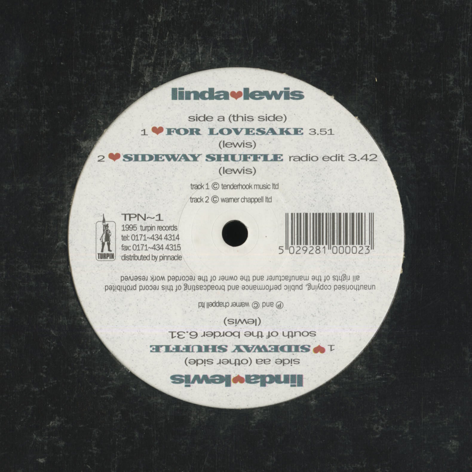 Linda Lewis – For Lovesake / Sideway Shuffle