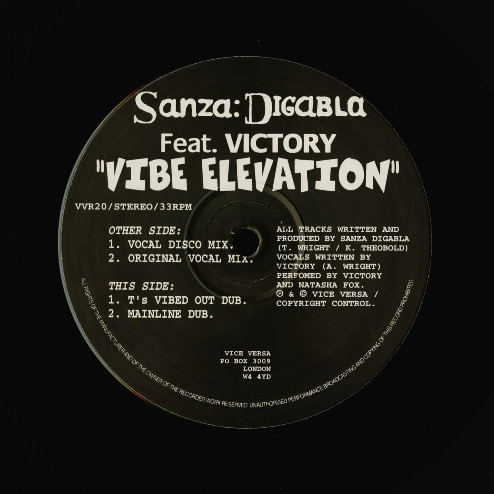 Sanza:Digabla Feat. Victory – Vibe Elevation