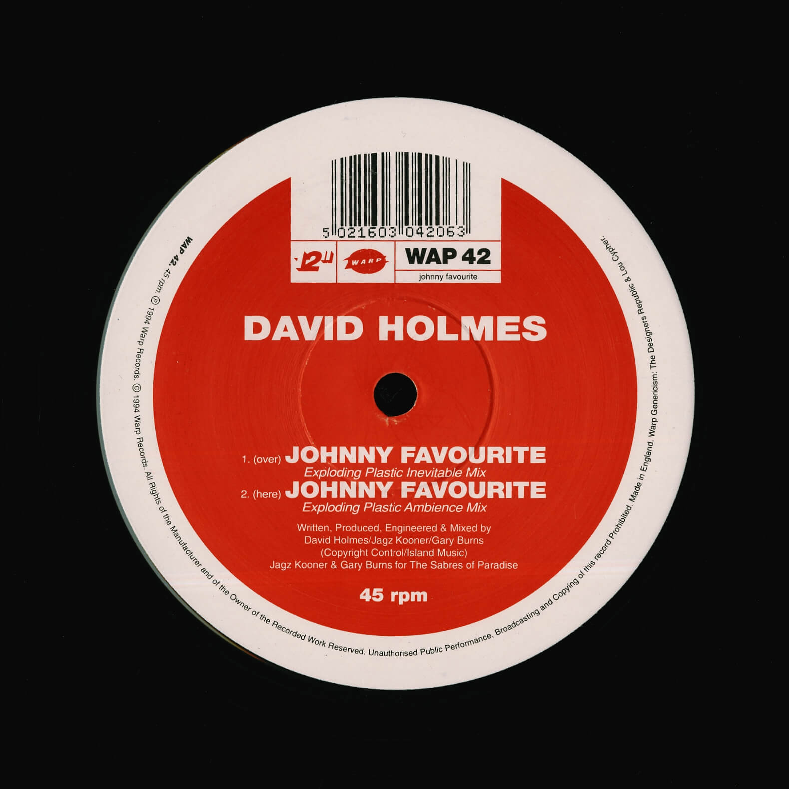 David Holmes – Johnny Favourite