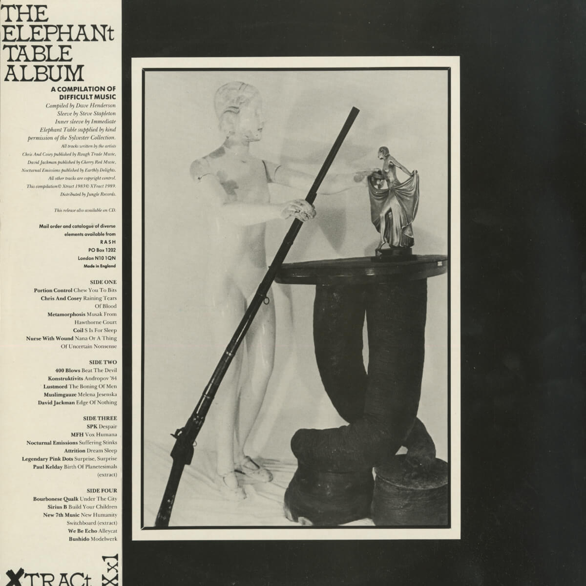 Various – The Elephant Table Album (A Compilation Of Difficult Music)